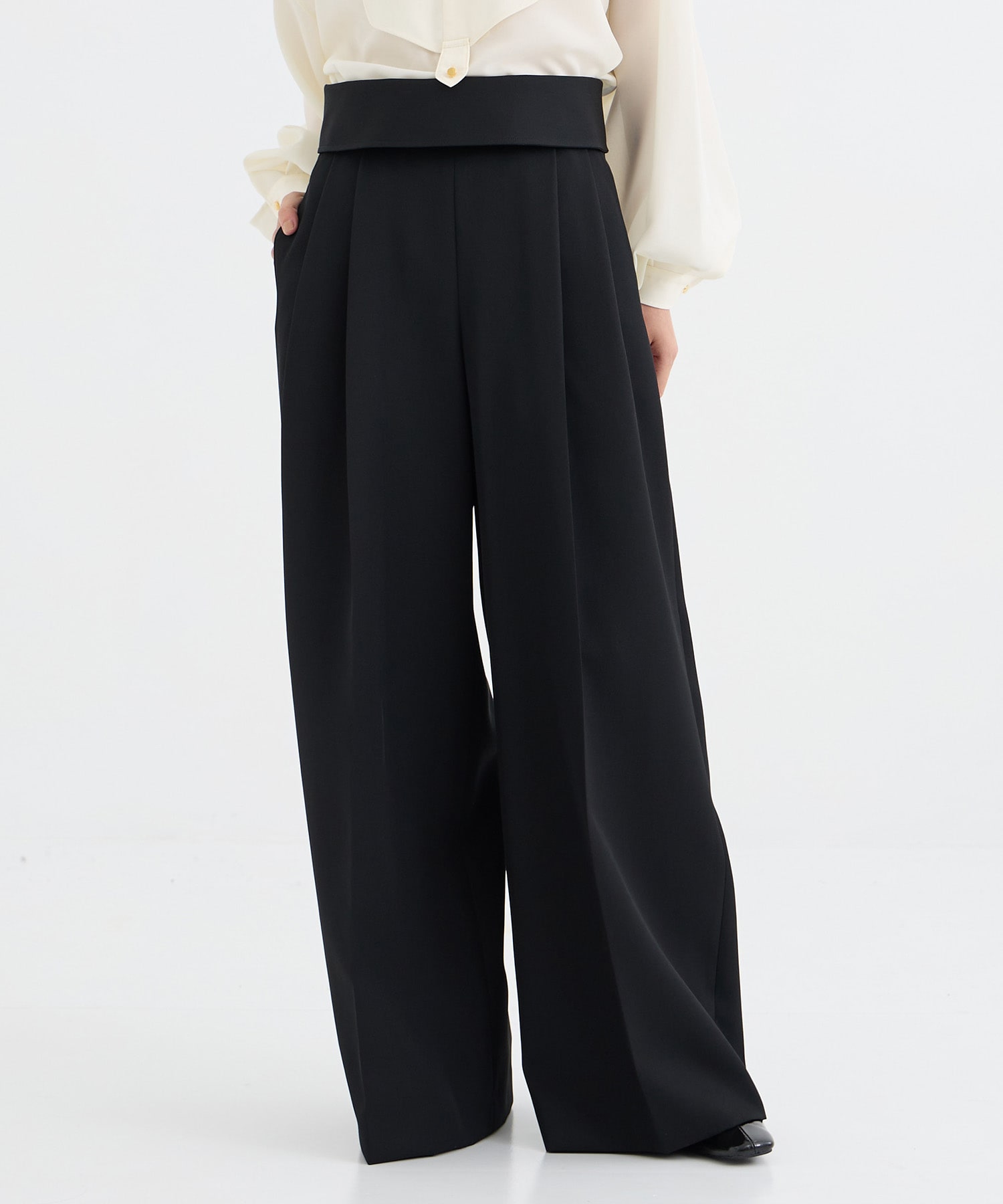 RERACS WAIST FLAP SLACKS