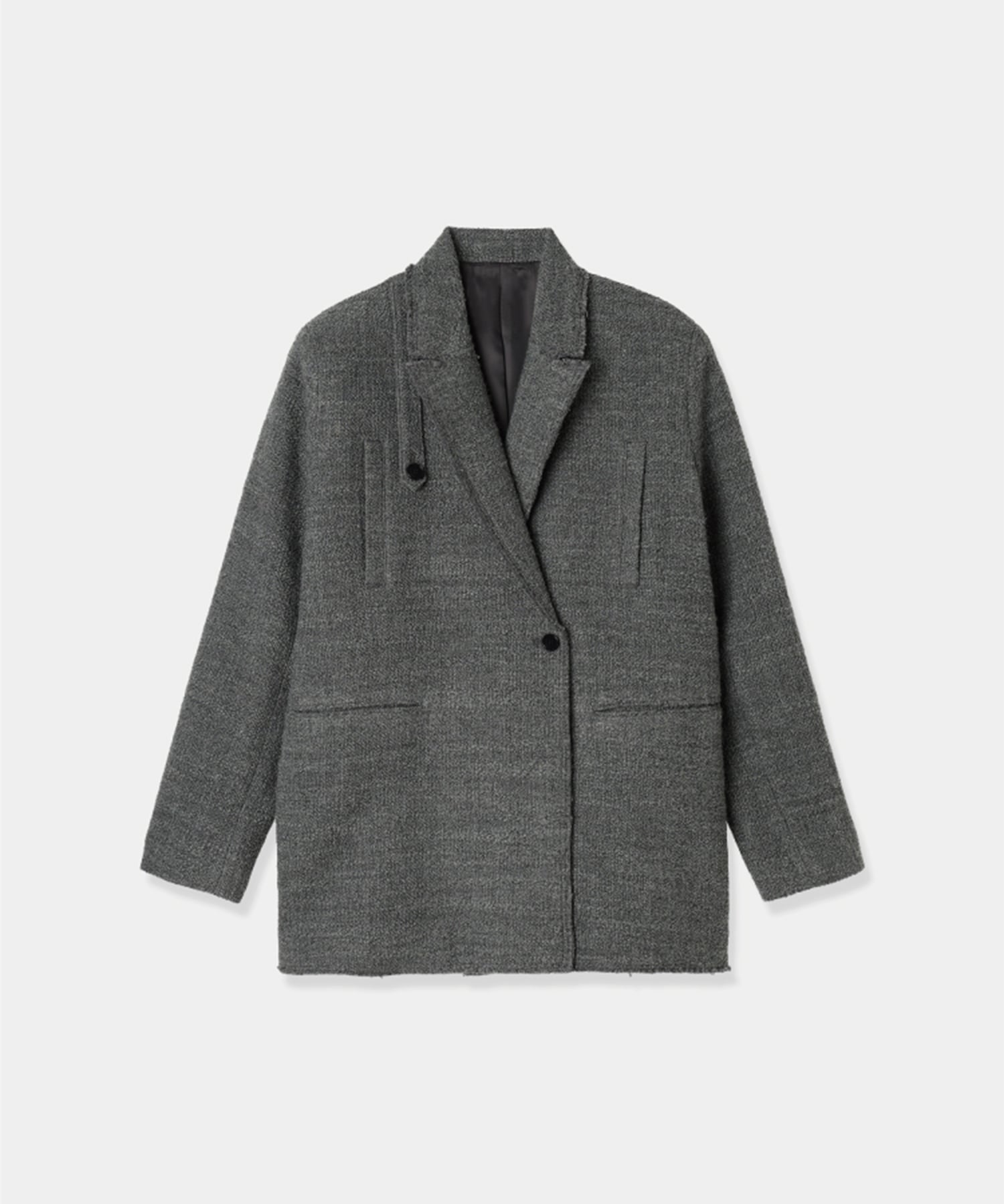 slab tweed classic jacket