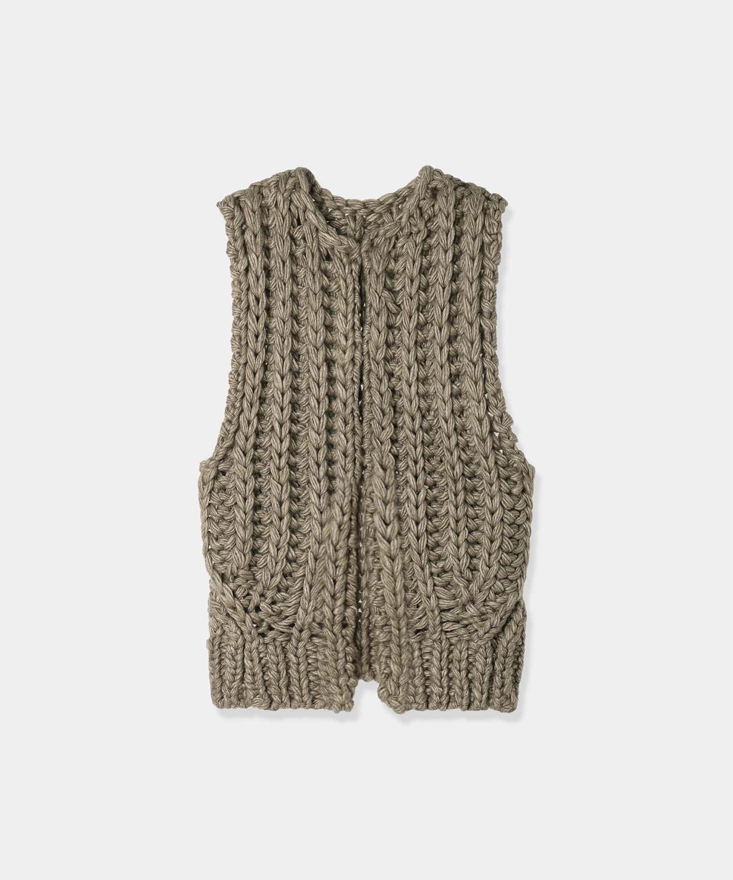 hand knit vest