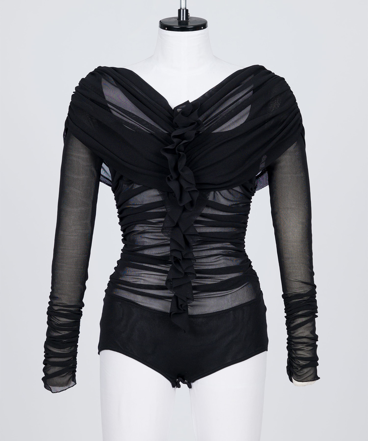 TULLE FRILLED BODYSUIT