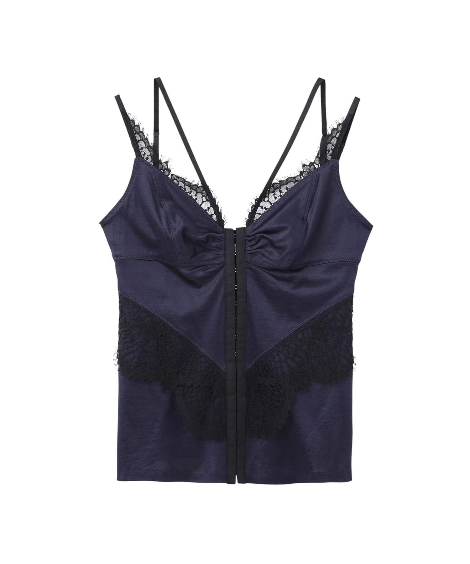 JERSEY & LACE COMBINATION CAMISOLE