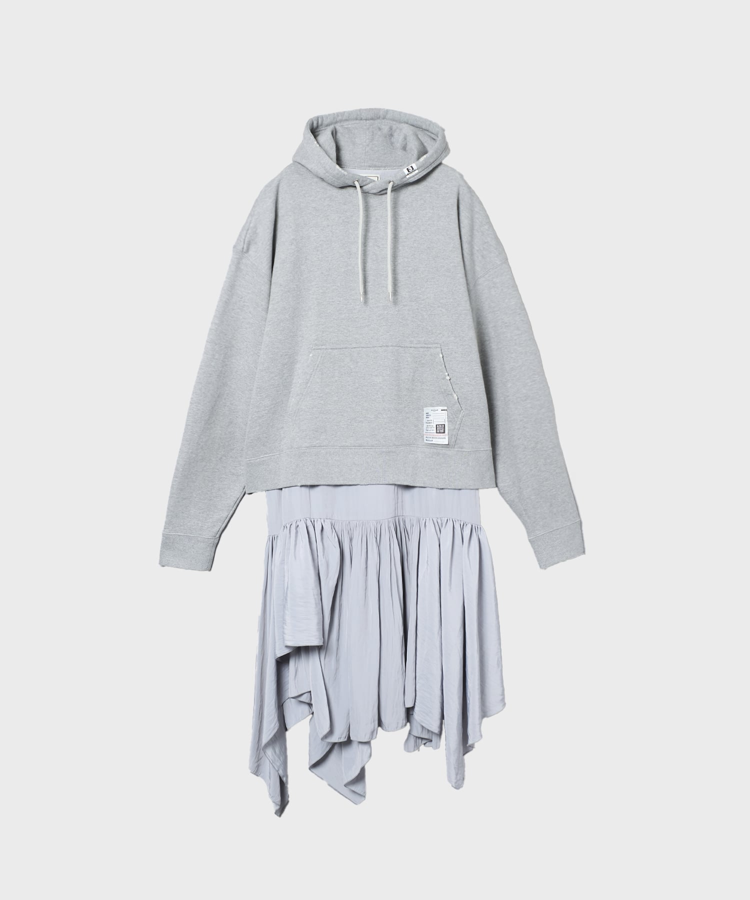 HOODIE COMBINED DRESS