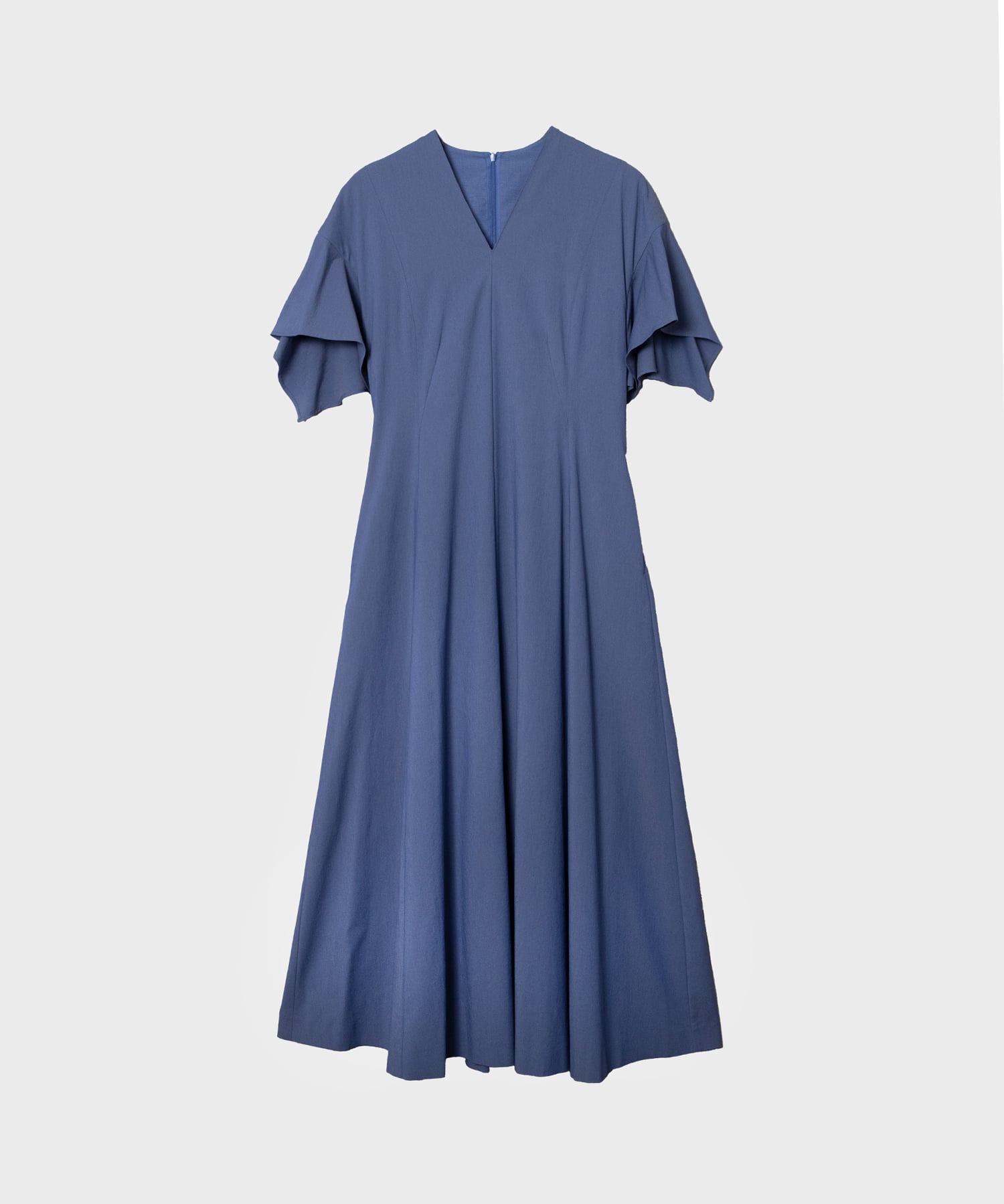 EX.Tamara drape sleeve dress BLU