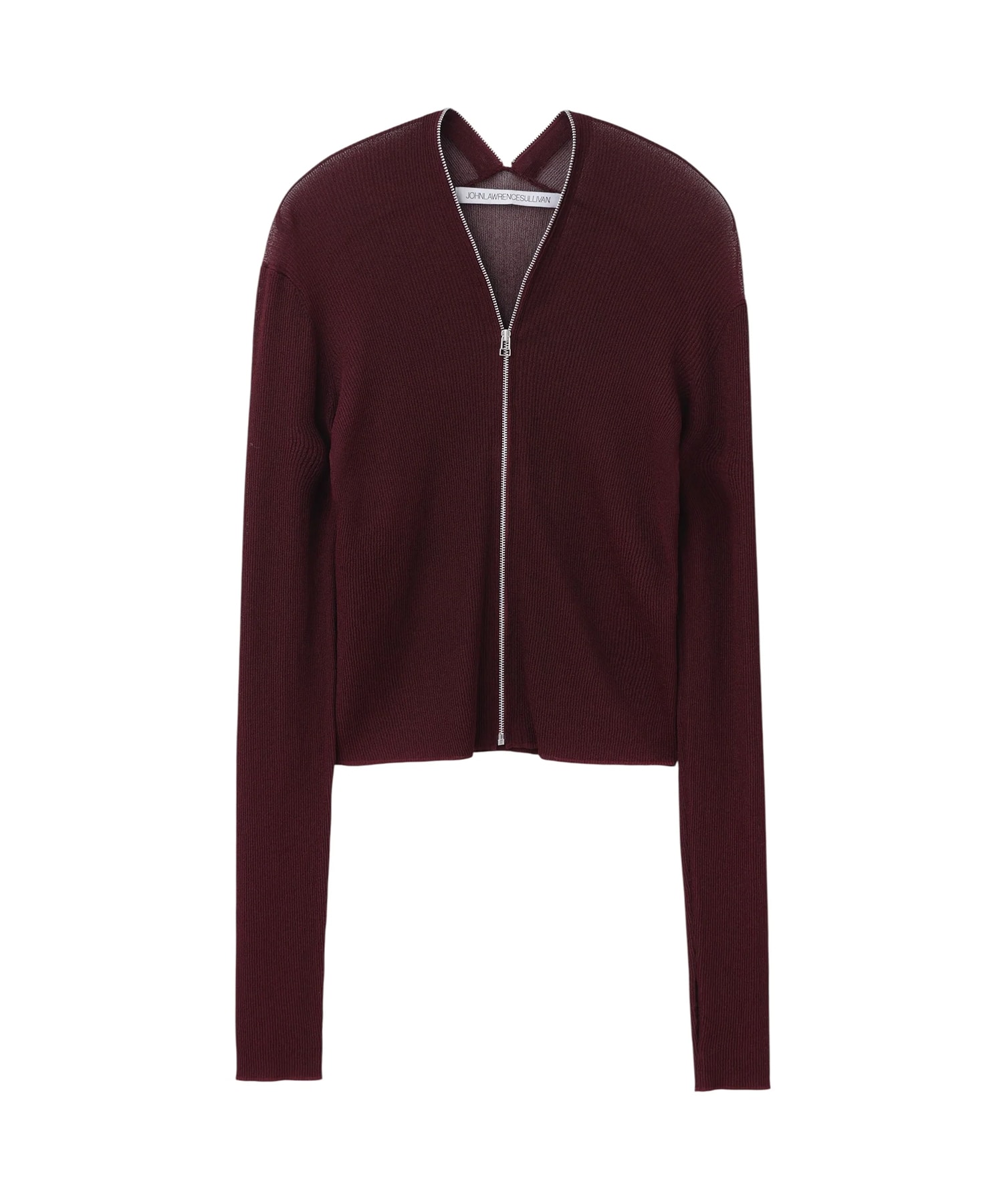 ZIP-UP KNIT CARDIGAN