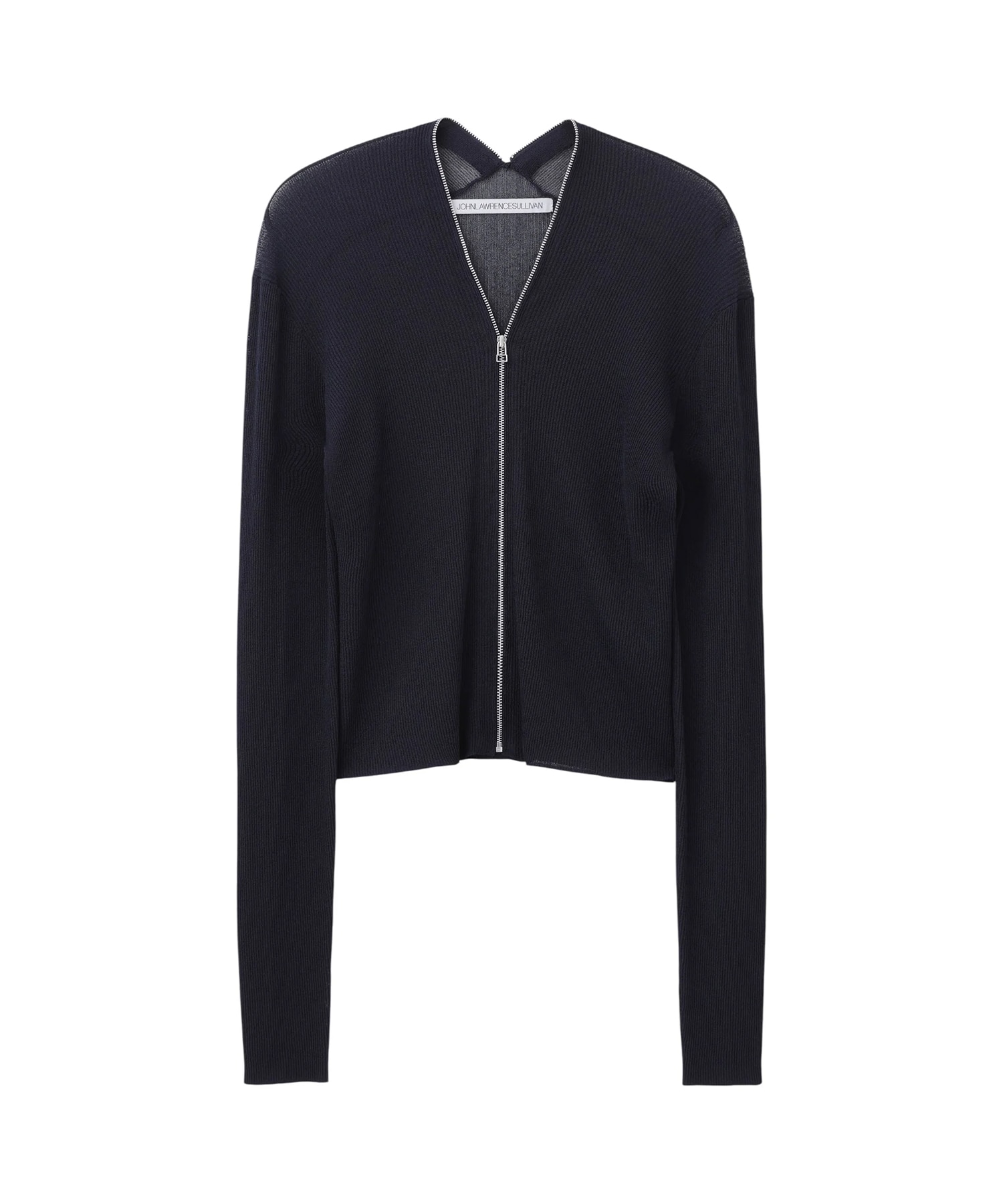 ZIP-UP KNIT CARDIGAN