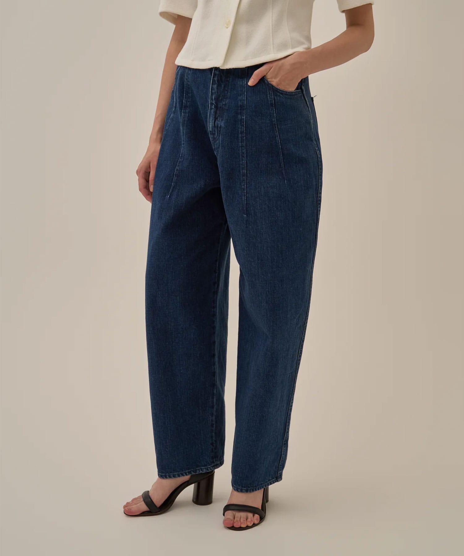 Miriam panel denim pants NV