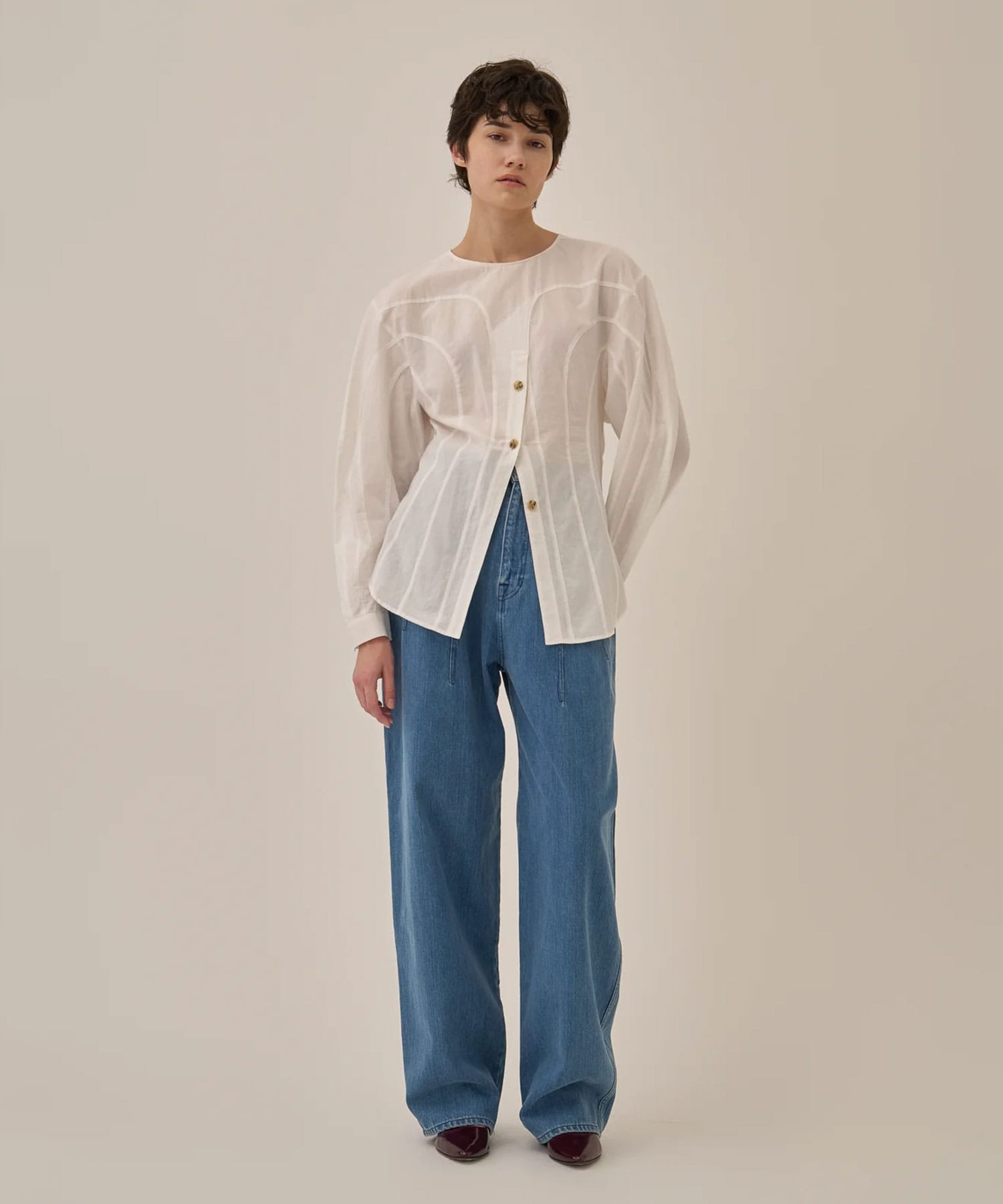 Miriam panel denim pants BL