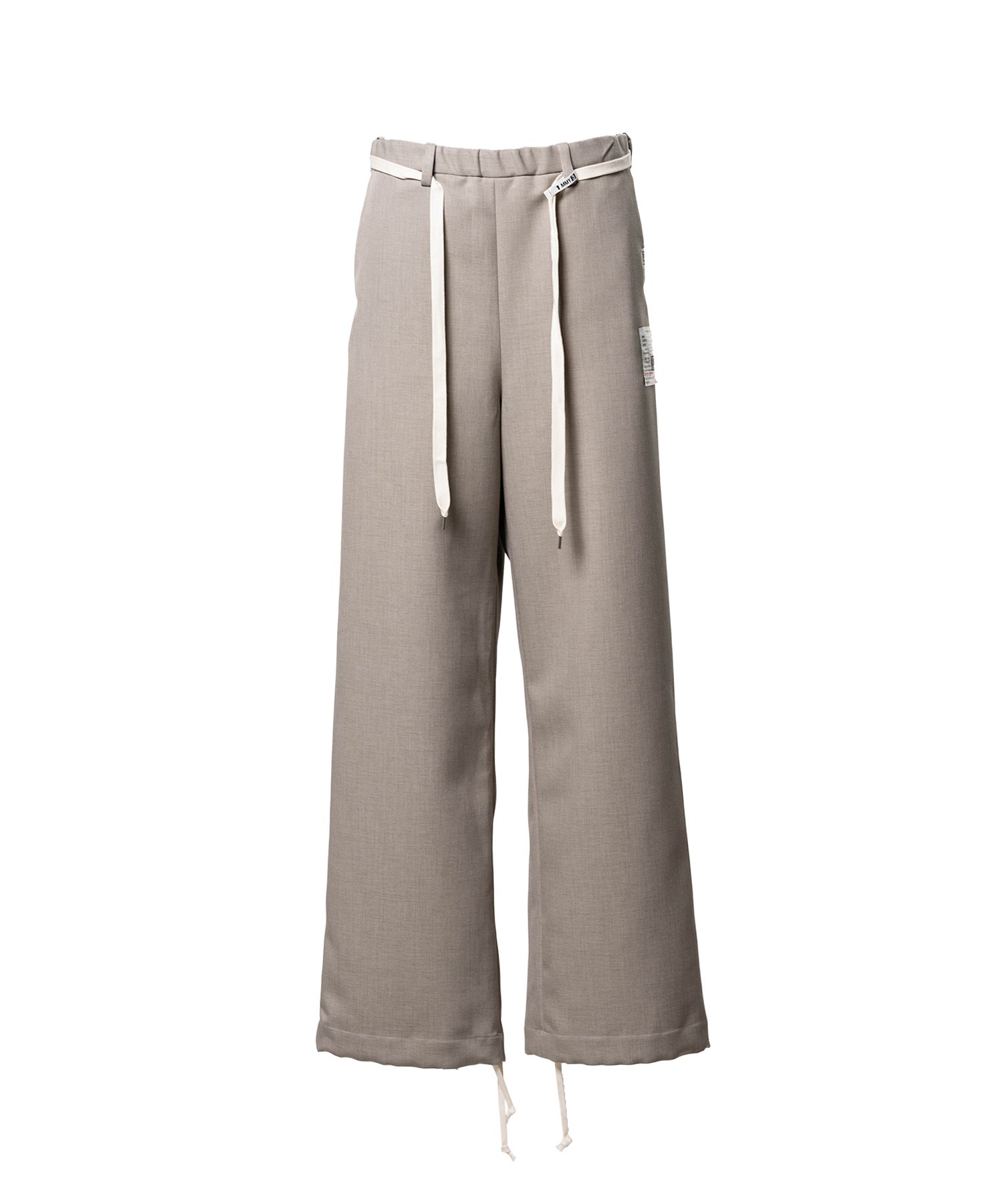 WOOLY TEXTURE EASY TROUSERS