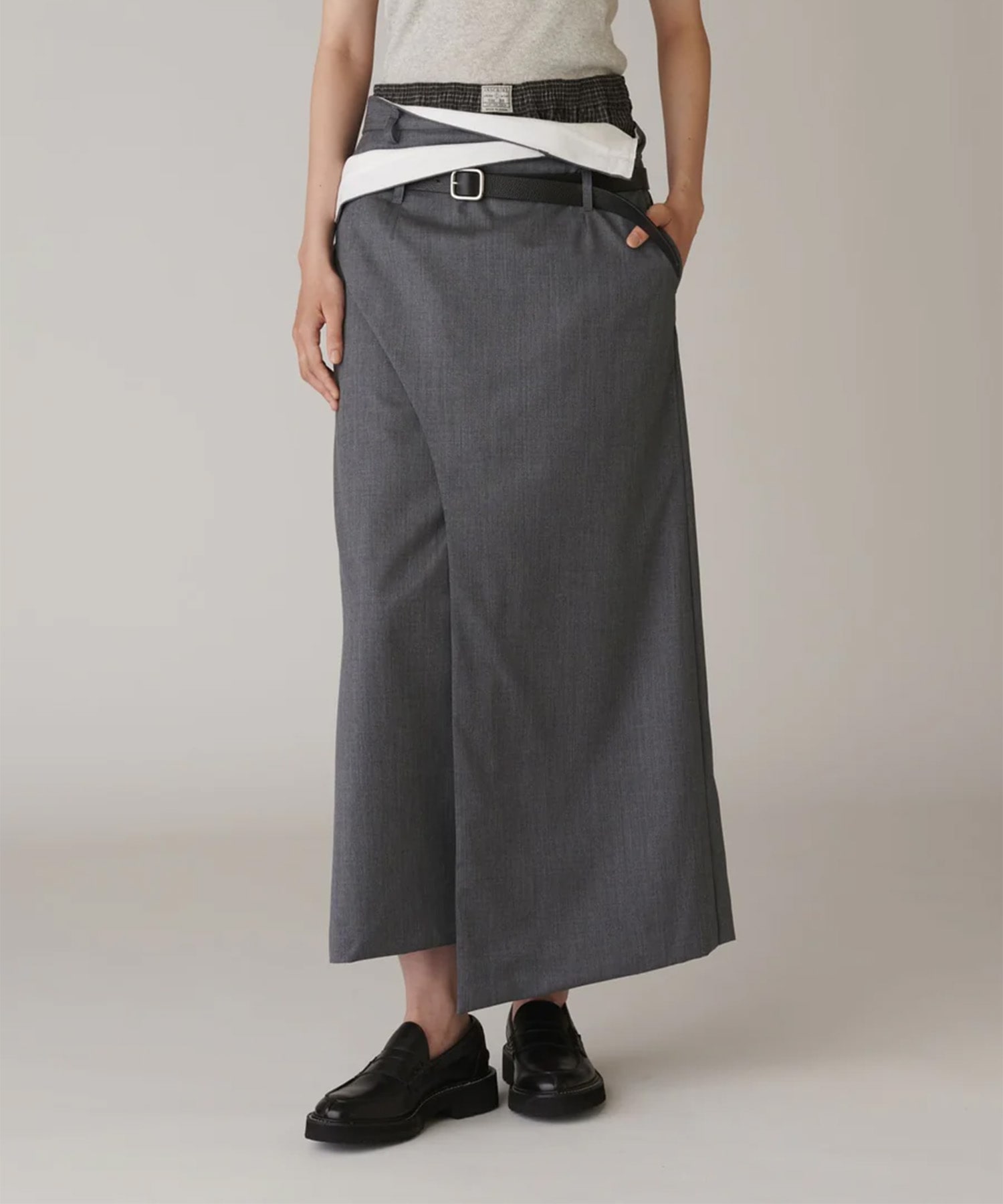 Wool Wrap Skirt