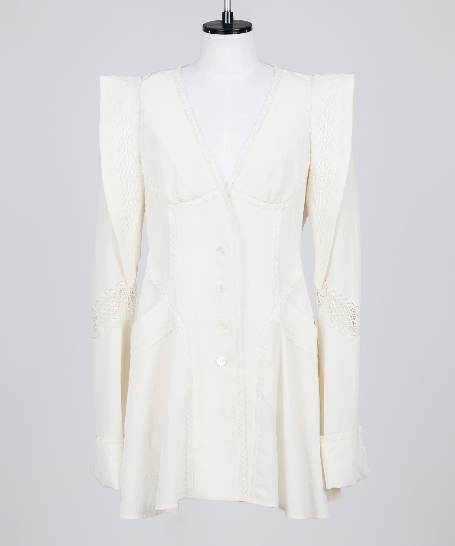 LACE-PANELED JACKET