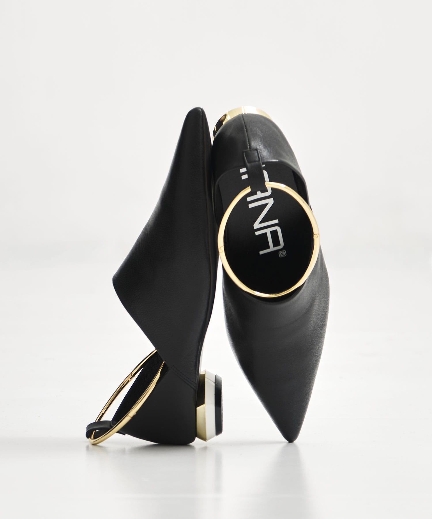 ankle strap flat pumps