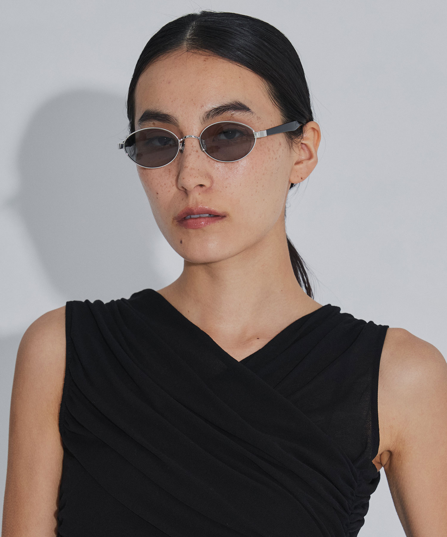 × BLANC METAL OVAL SUNGLASSES