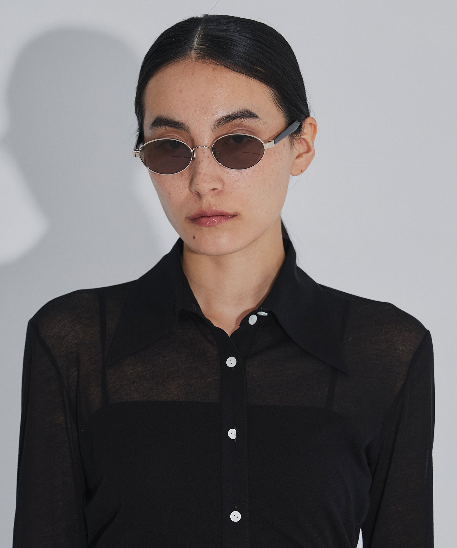 × BLANC METAL OVAL SUNGLASSES