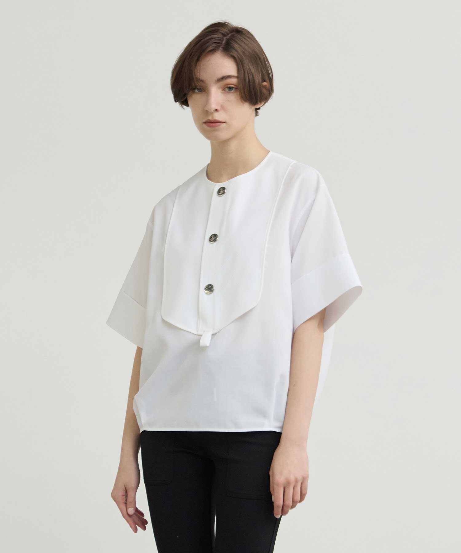 RERACS BIBIFRONT SHIRT SHORT SLEEVE