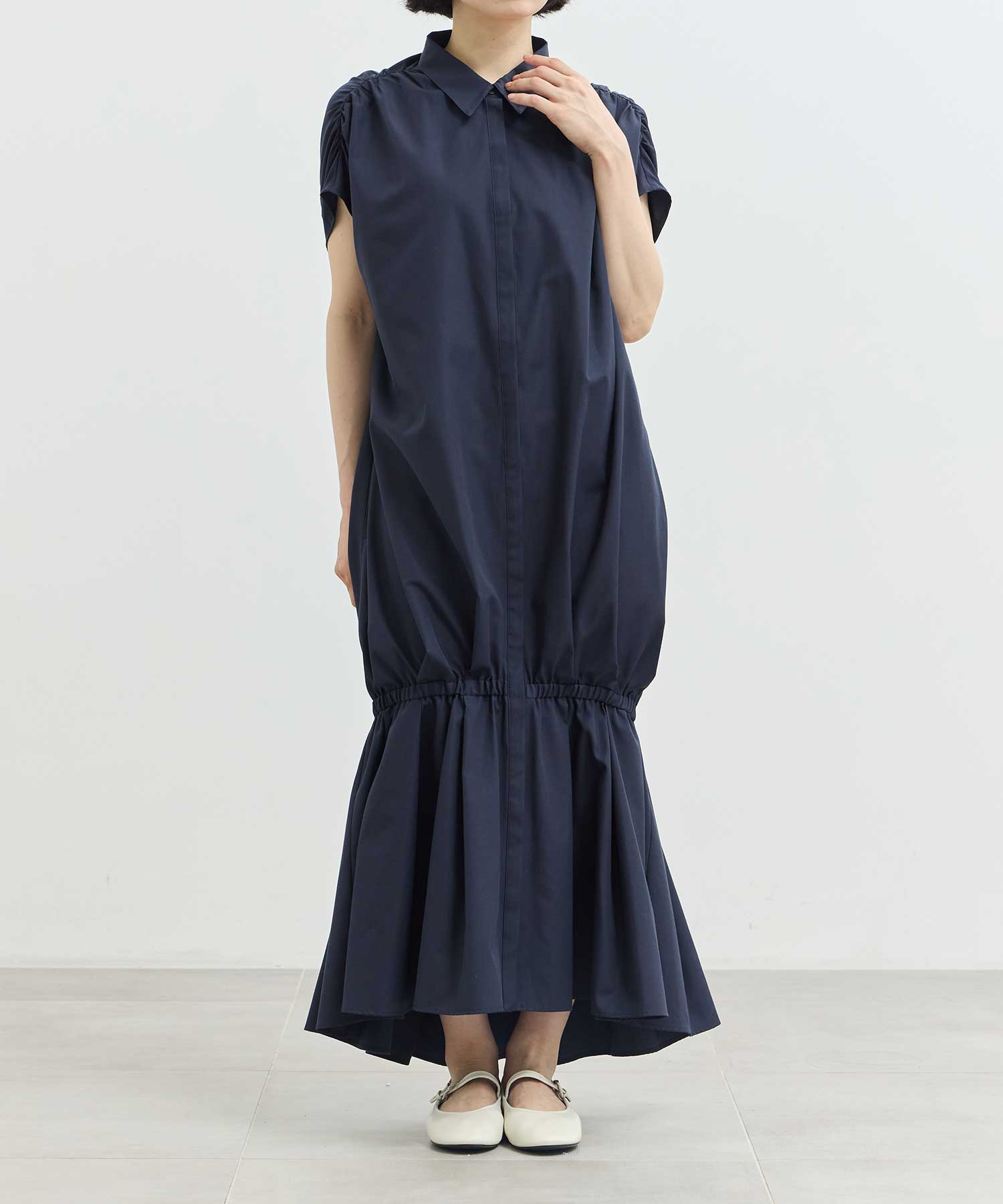 Cool Touch Harf Sleeve Shirts One-Piece