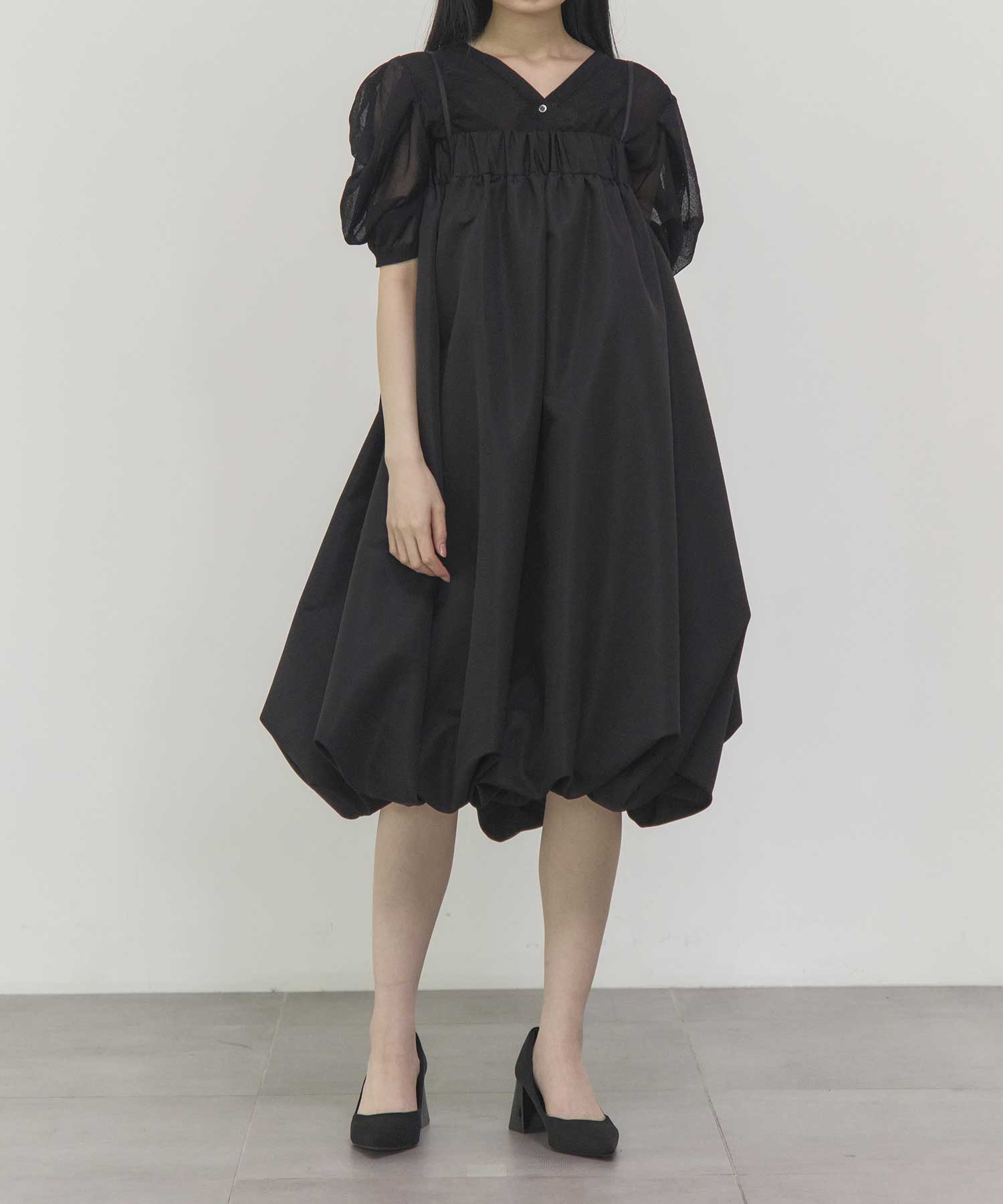 2way Balloon Bare Dress