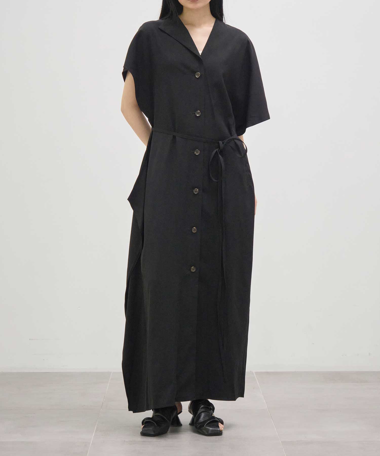 Ana asymmetry dress BK