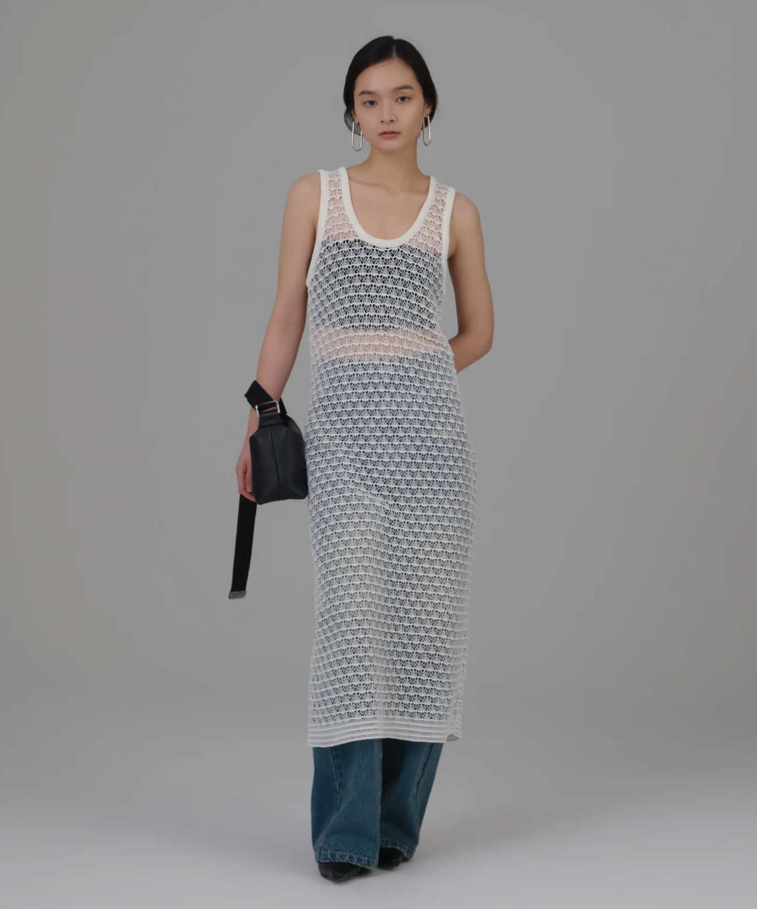 lacework knit one piece