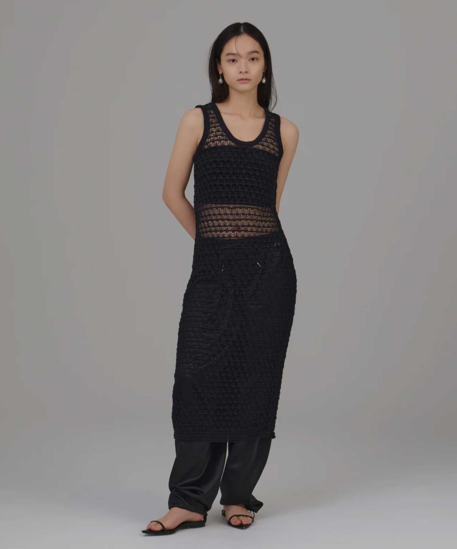lacework knit one piece
