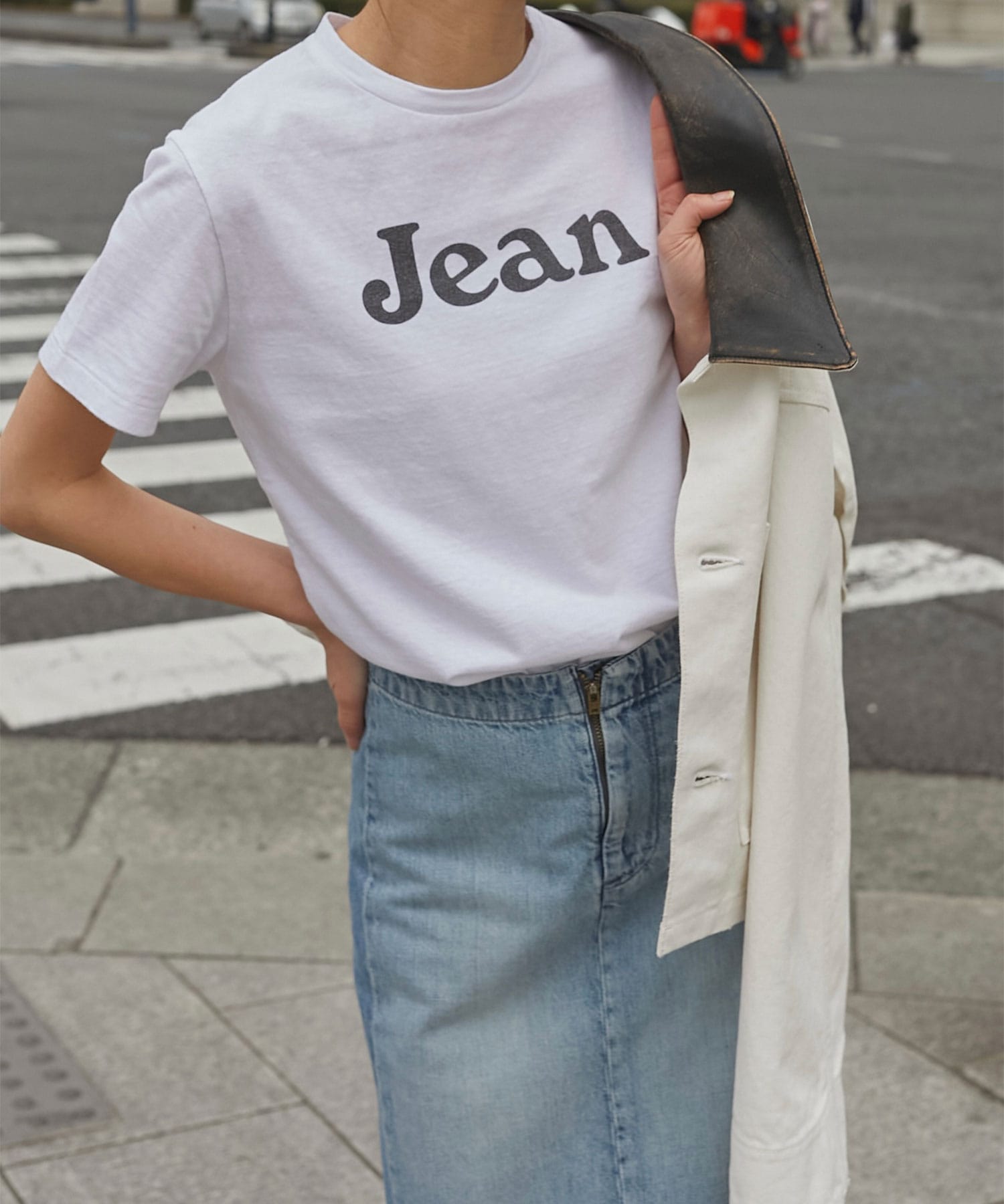 CREW NECK TEE JEAN