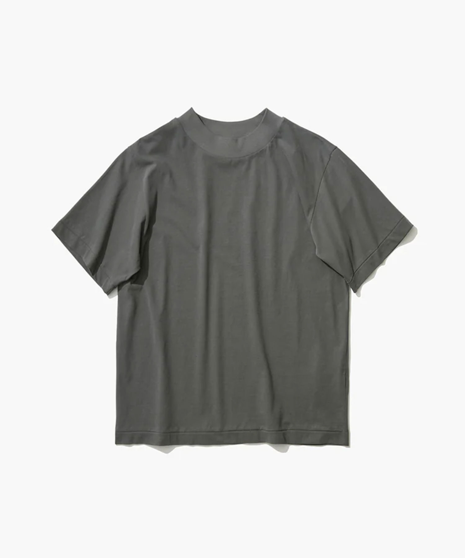 FRESCA NUBUCK MOCK NECK T SHIRTS