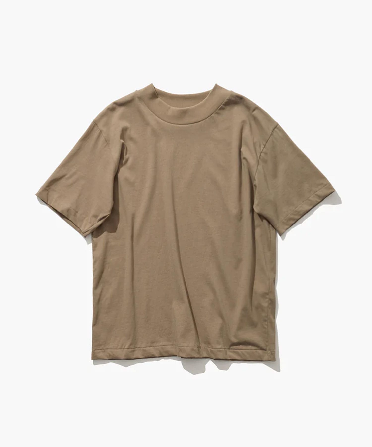 FRESCA NUBUCK MOCK NECK T SHIRTS