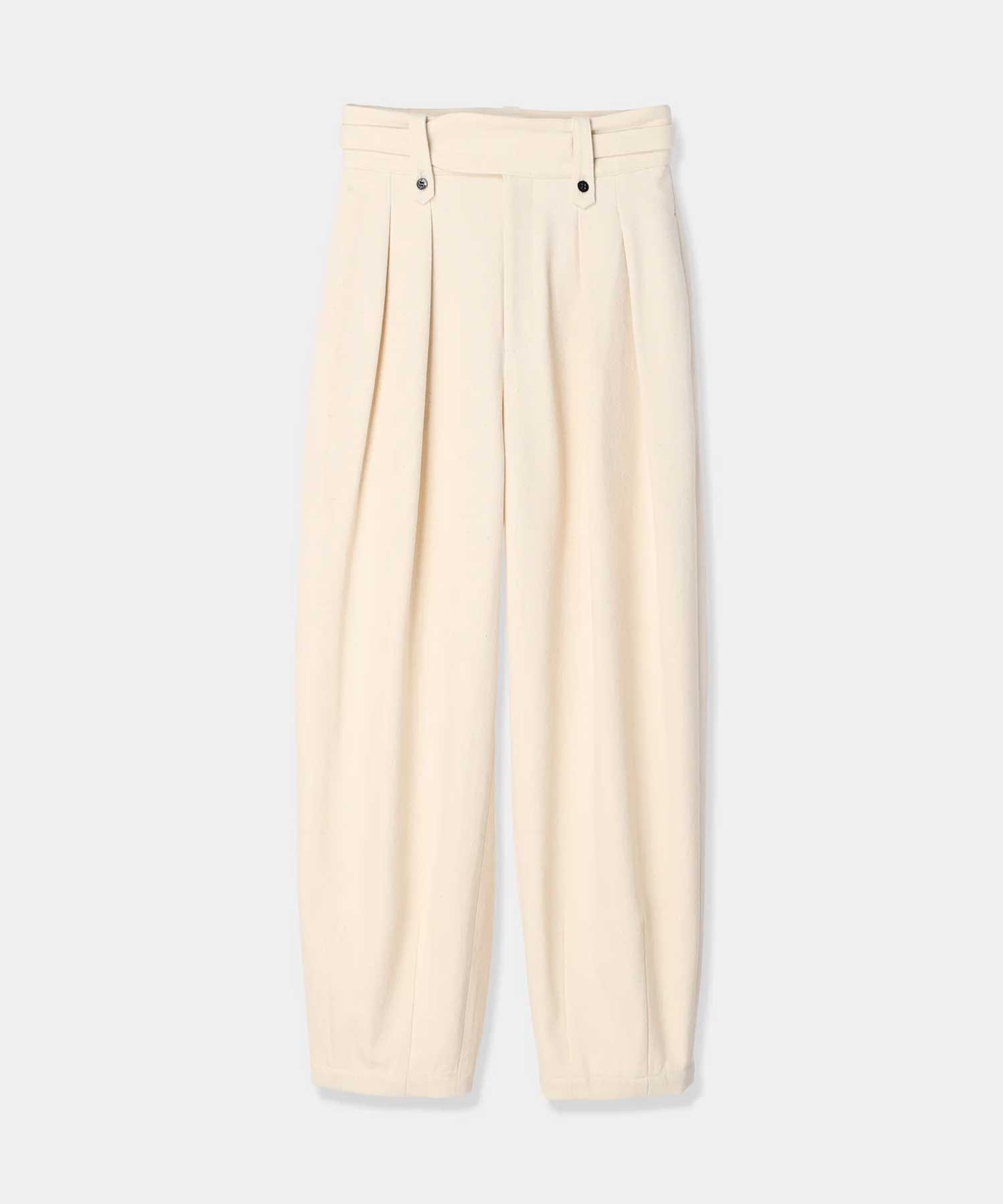 slab cotton cocoon pants