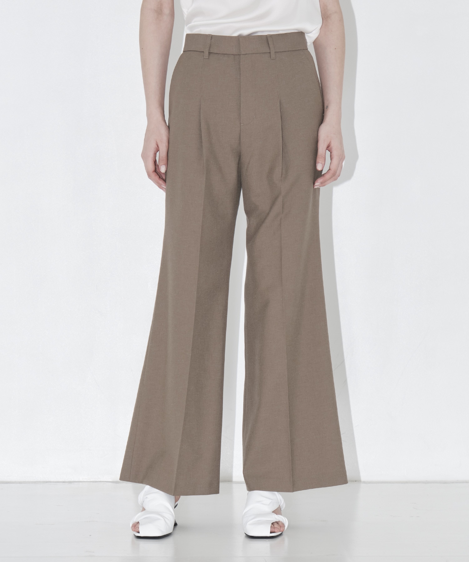 EX.Straight Flare Pants