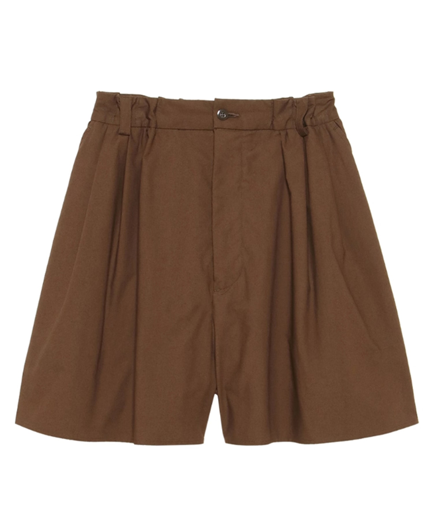 VOLUME GATHER SHORTS TYPEWRITER