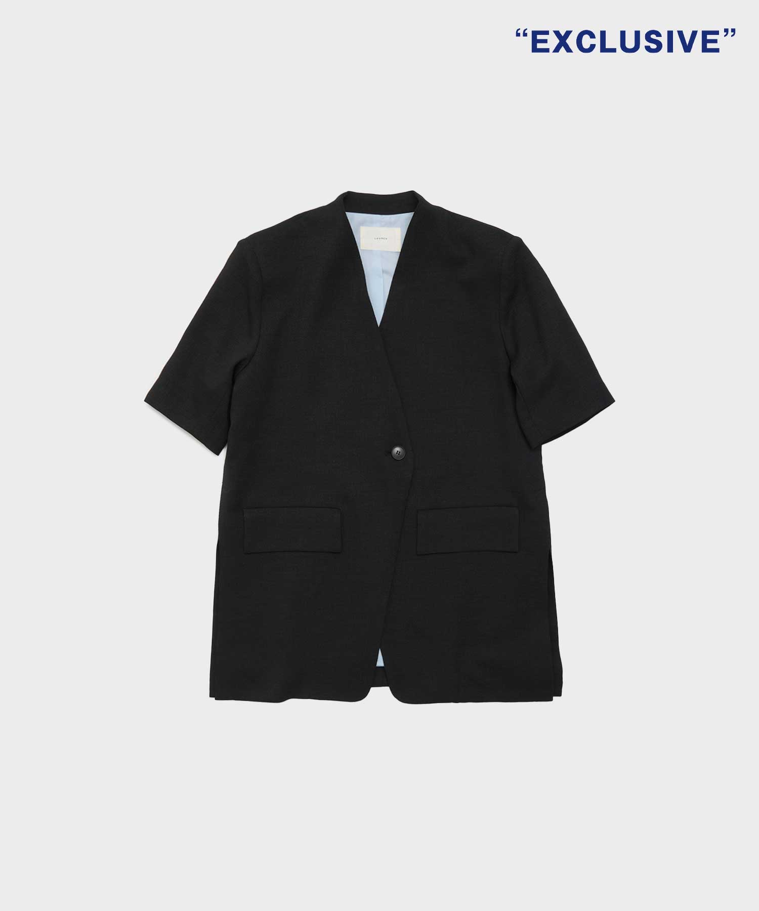 別注 side slit harf sleeve jacket