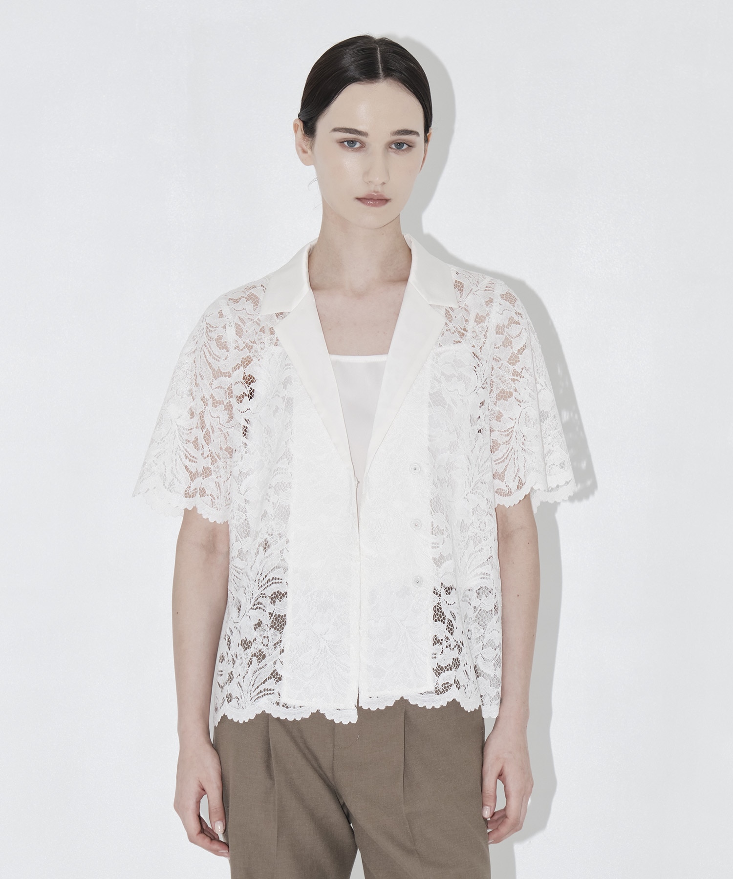 Half Sleeve Lace Jacket