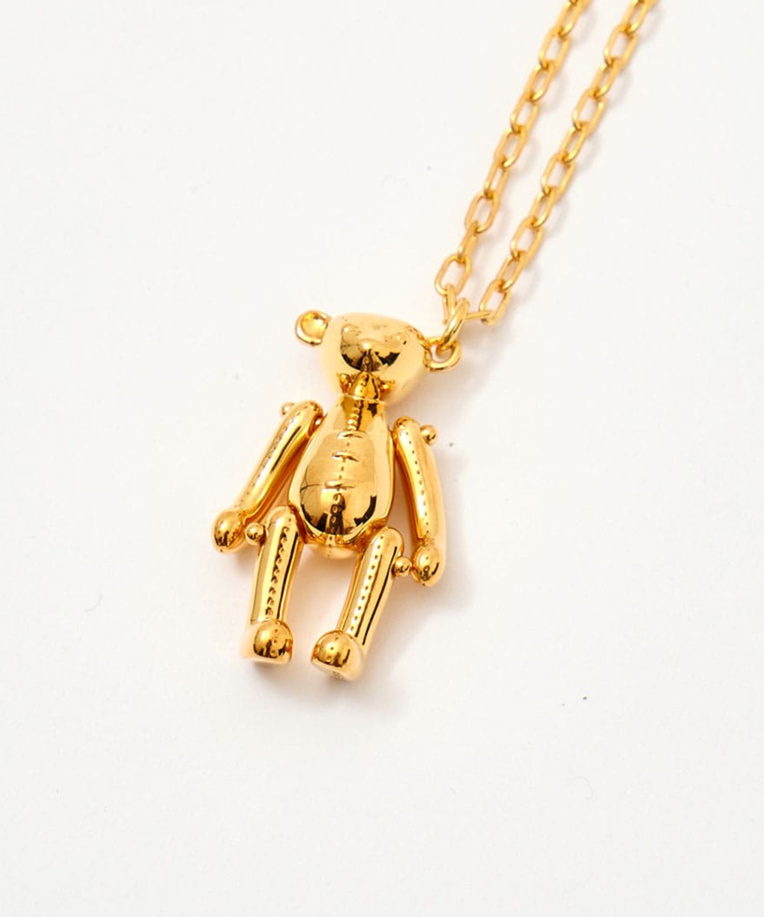 TEDDY BEAR CHARM NECKLACE