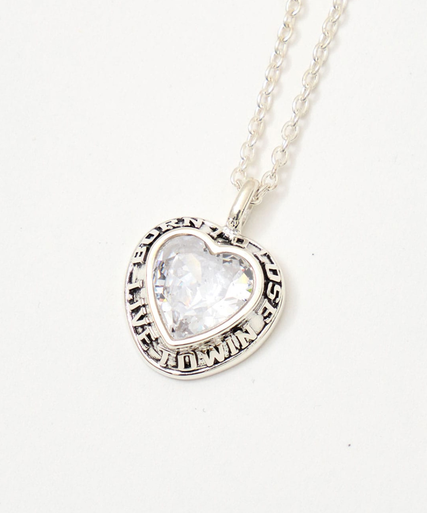 HEART CLASS RING CHARM NECKLACE