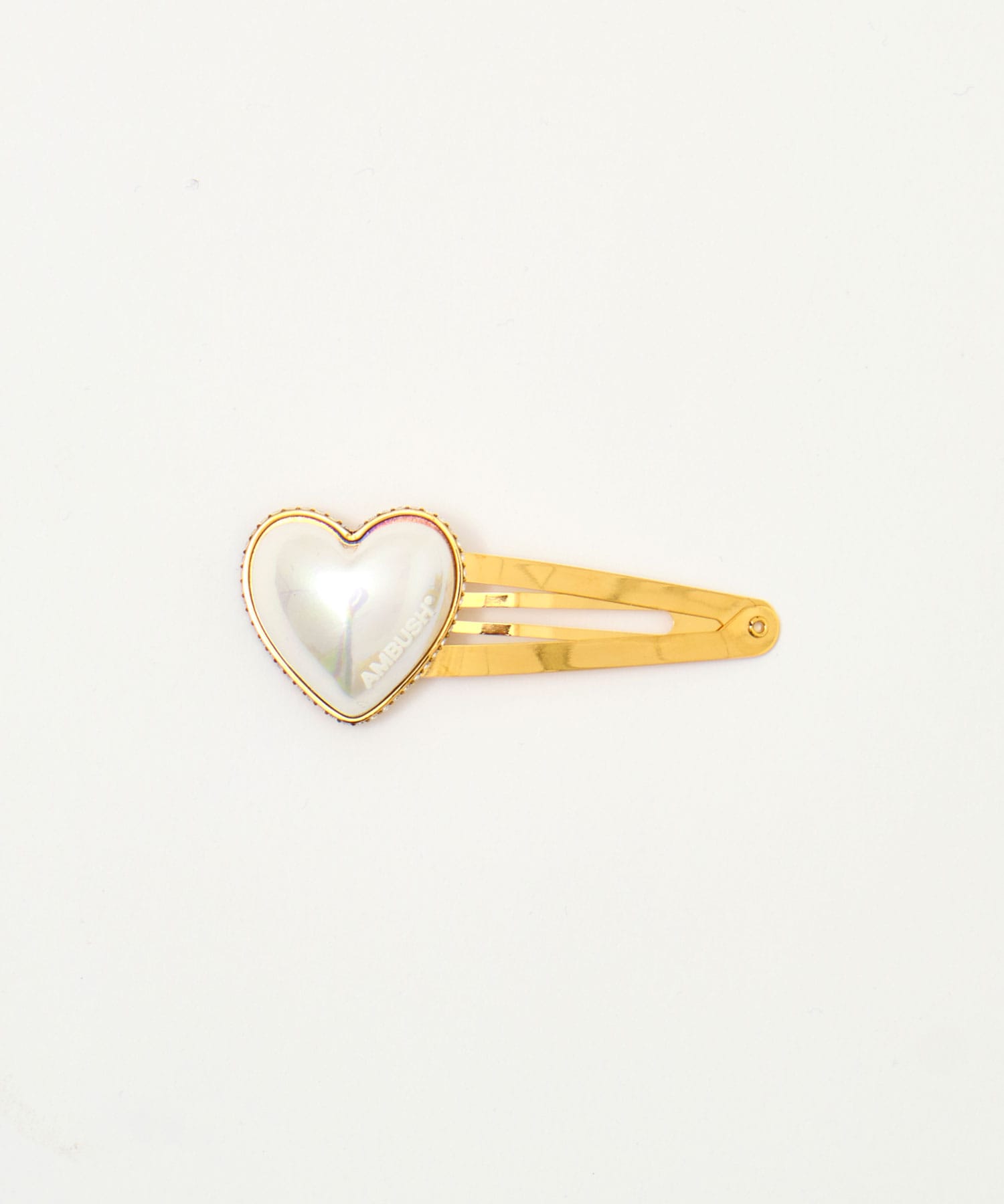 PEARL HEART HAIRCLIP