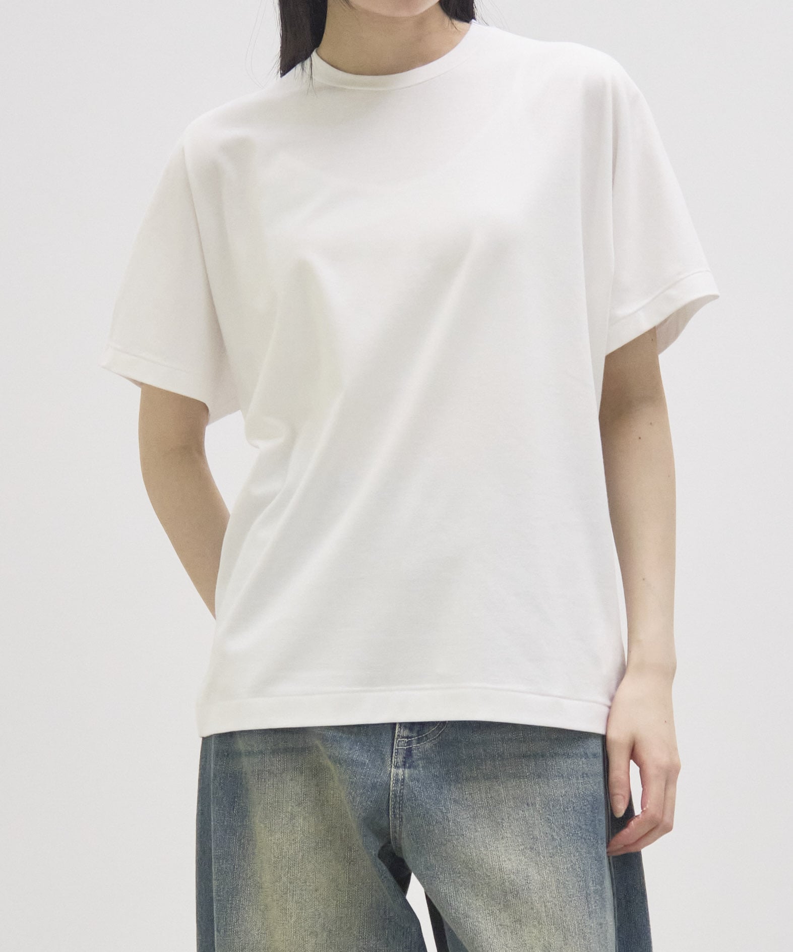 Crew Neck Dolman Sleeve T