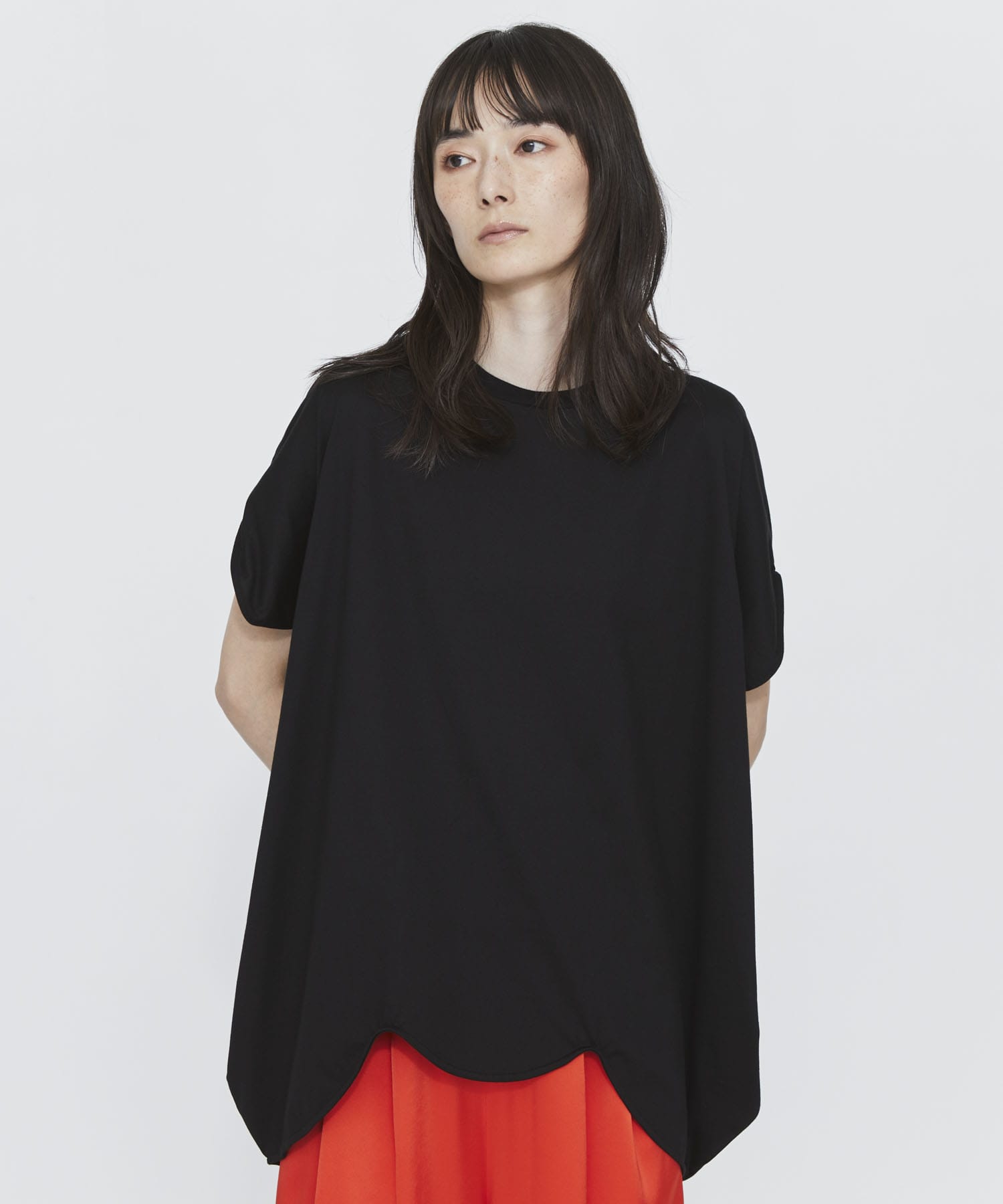 SCALLOP WIDE T-SHIRT