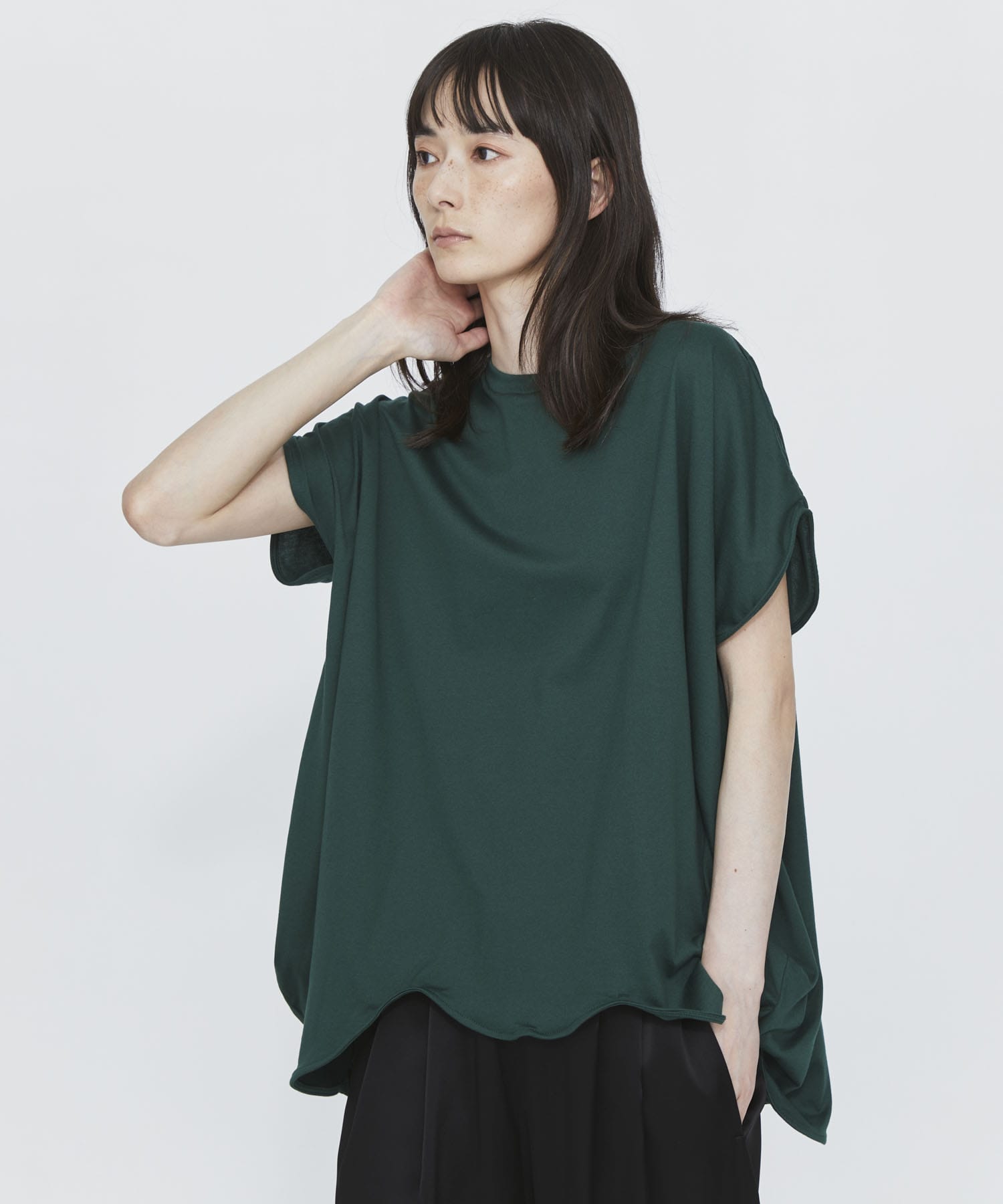 SCALLOP WIDE T-SHIRT