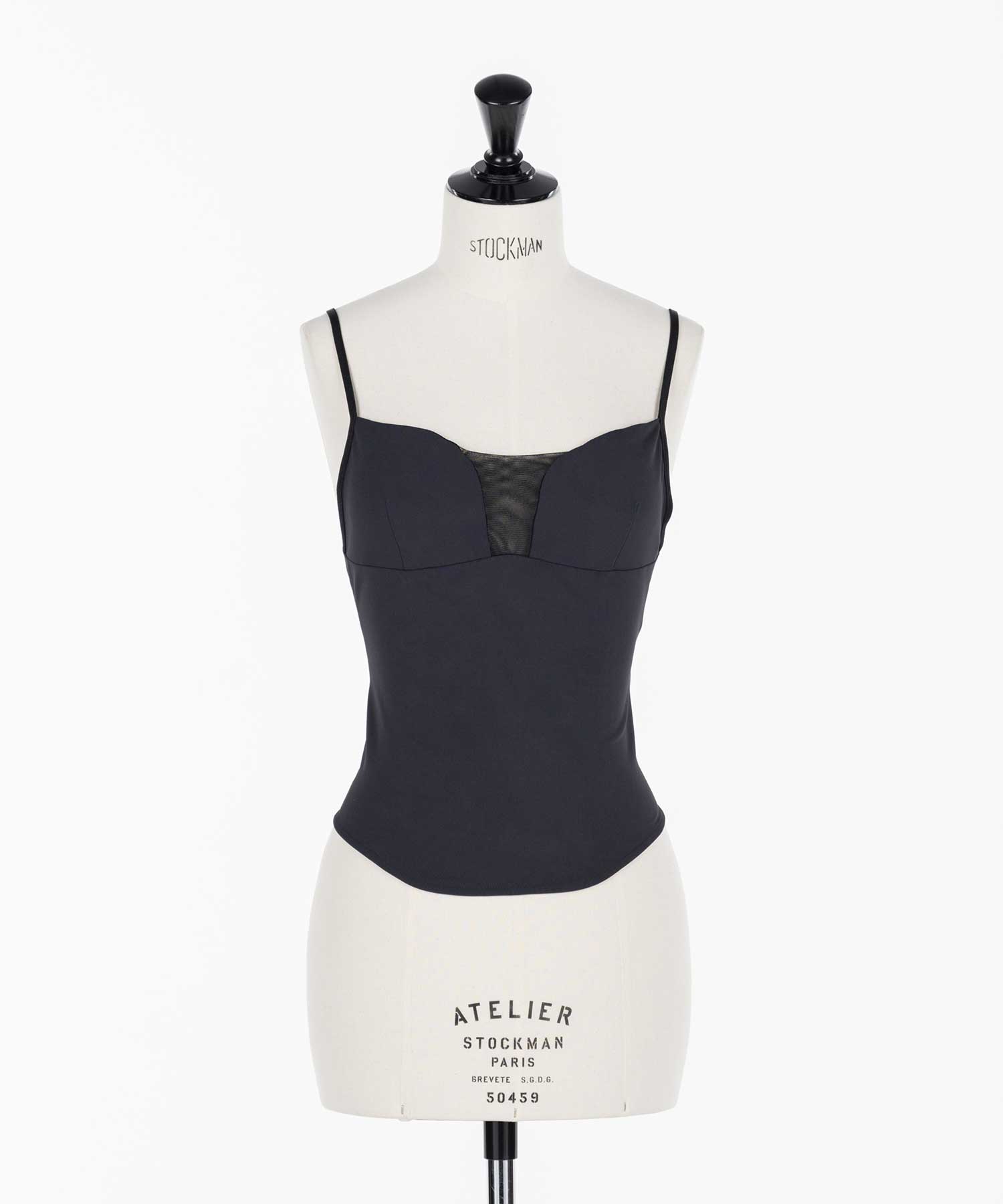 Tulle paneled cami