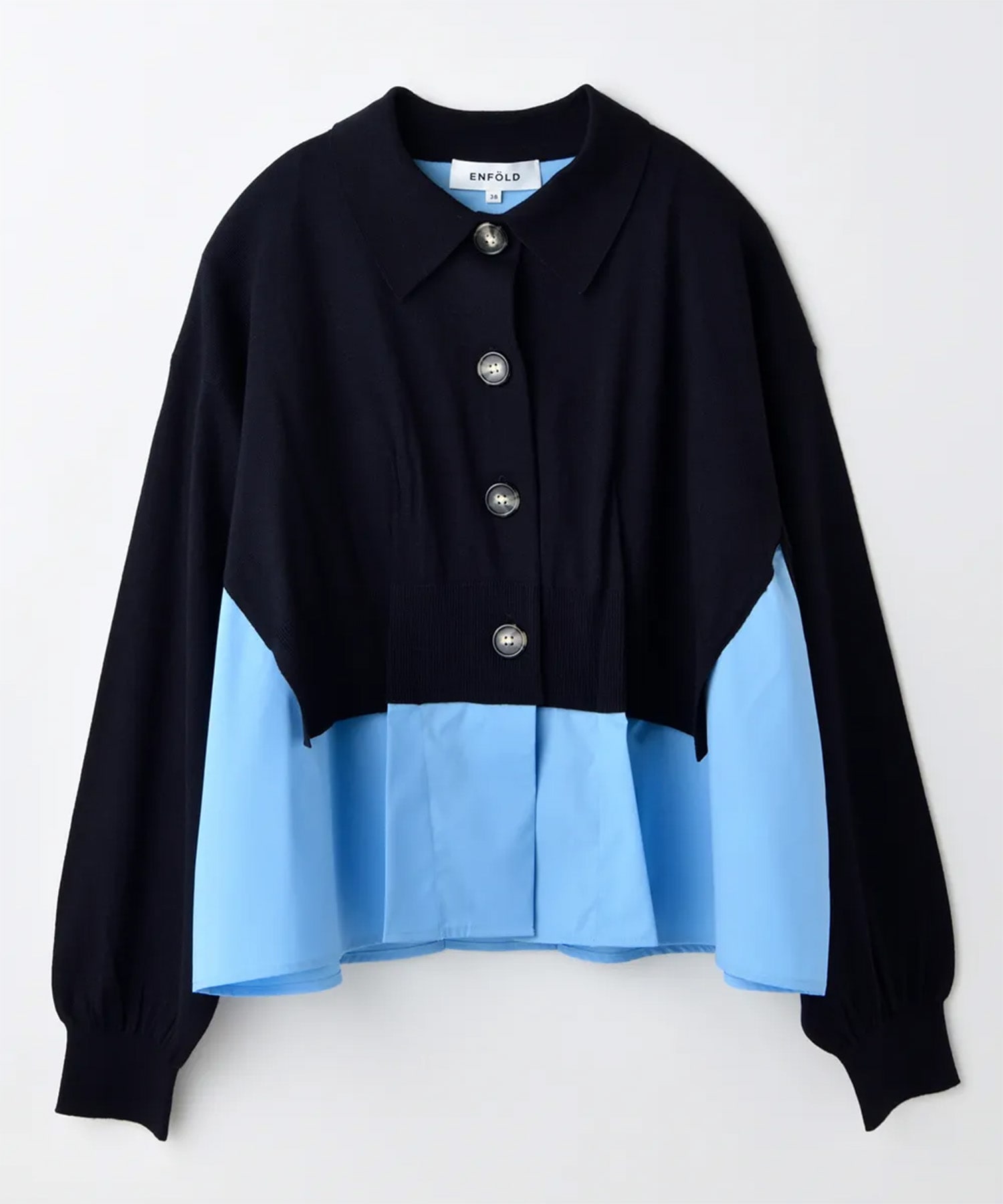 今月末迄の出品です‼️ ENFOLDトレーナー 買取入荷】 2023年8月新作 ENFOLD SOLID-PEPLUM PULLOVER