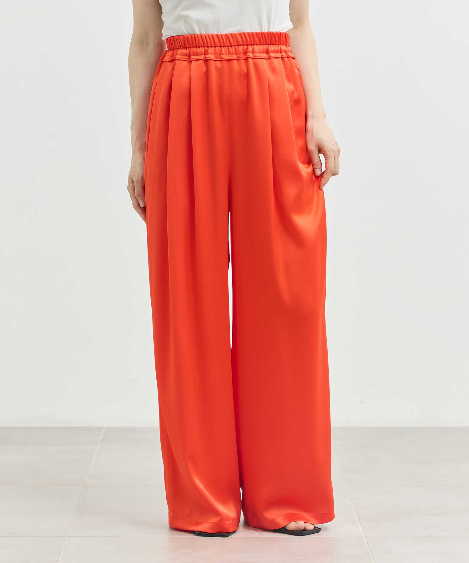 GATHER WIDE-TROUSERS