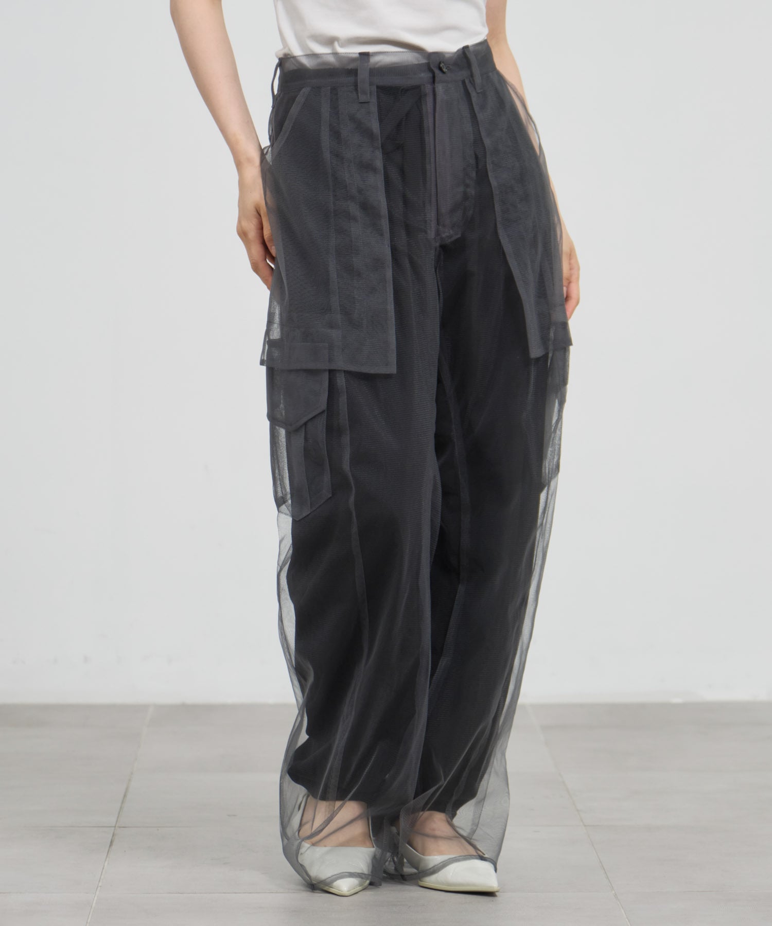 CP-25182　Tulle Pants