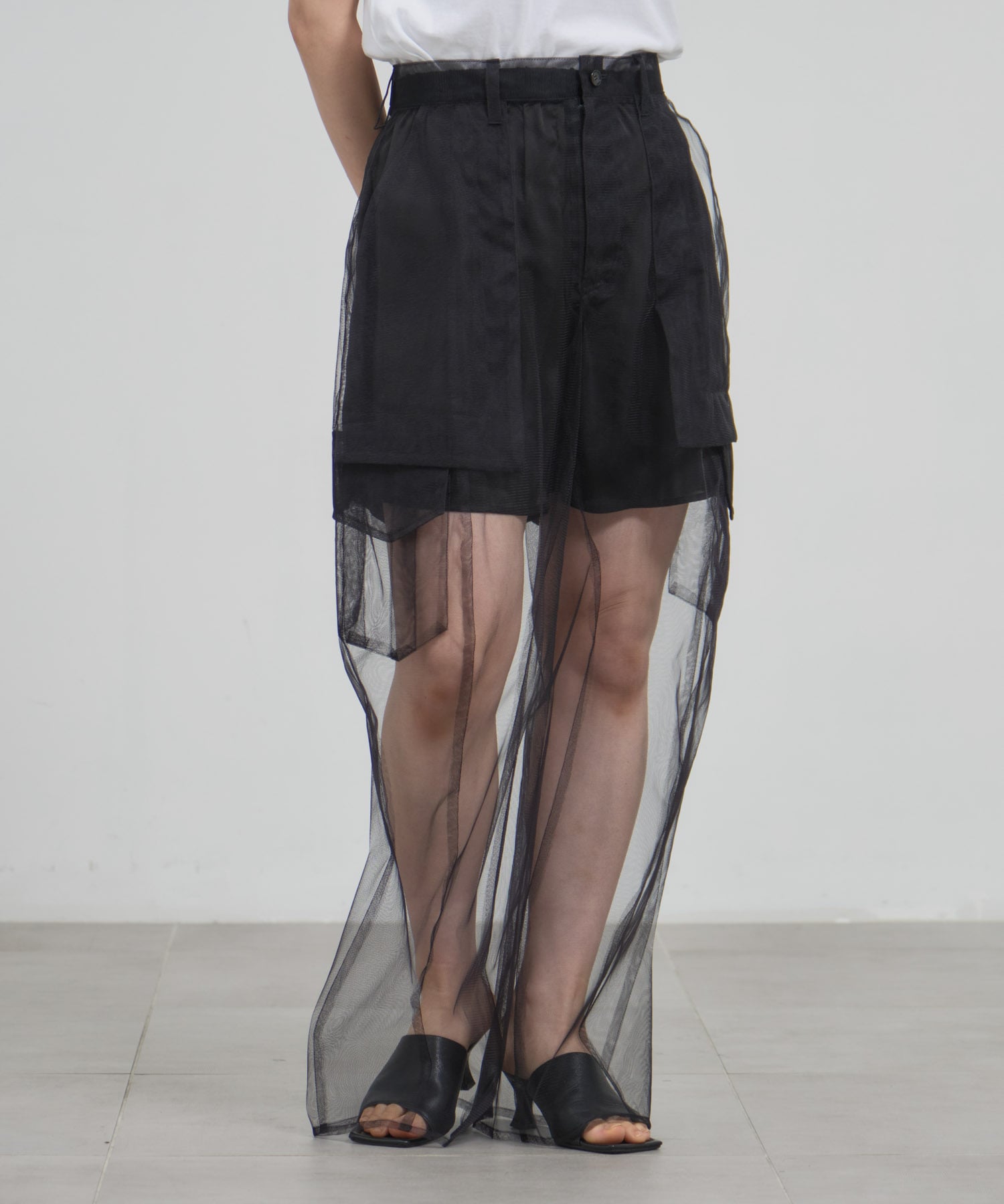 CP-25182　Tulle Pants