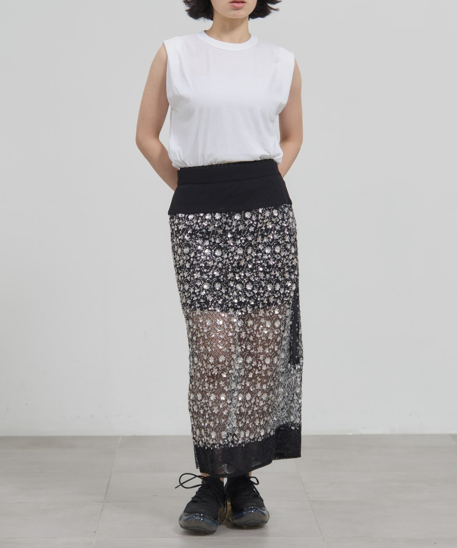 CB-25179　Lame Skirt