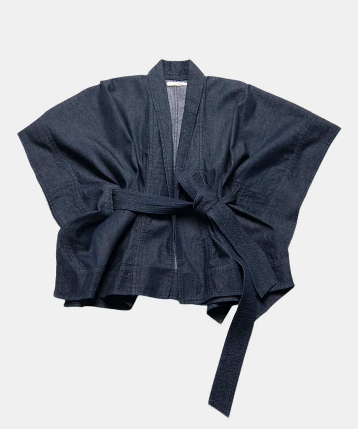 Kimono Light Weight Denim Jacket Black