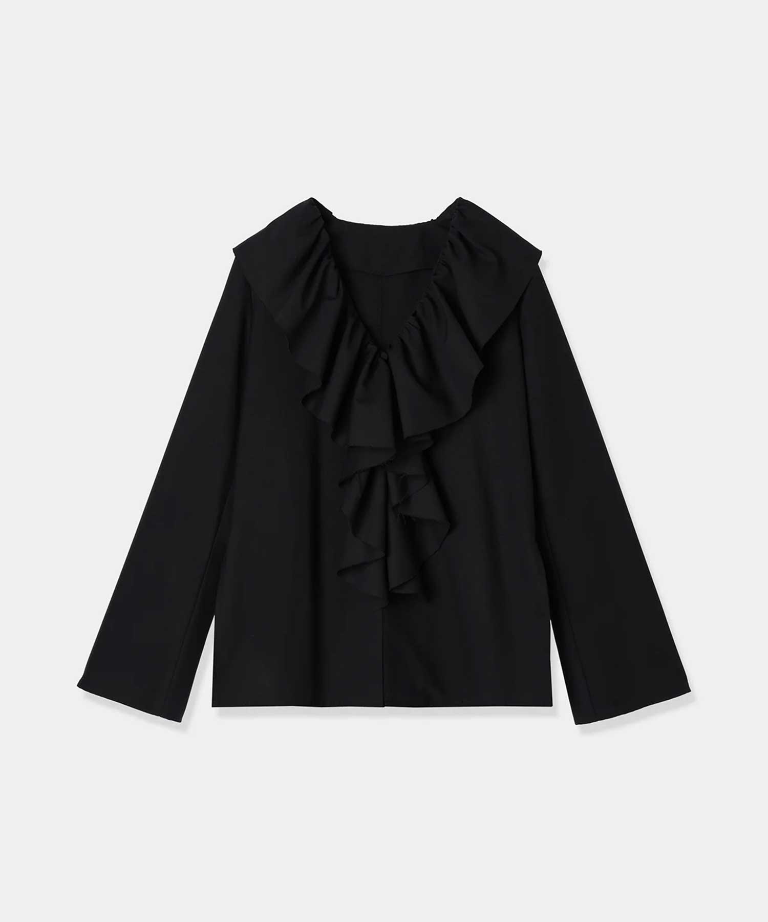 frills collar blouse