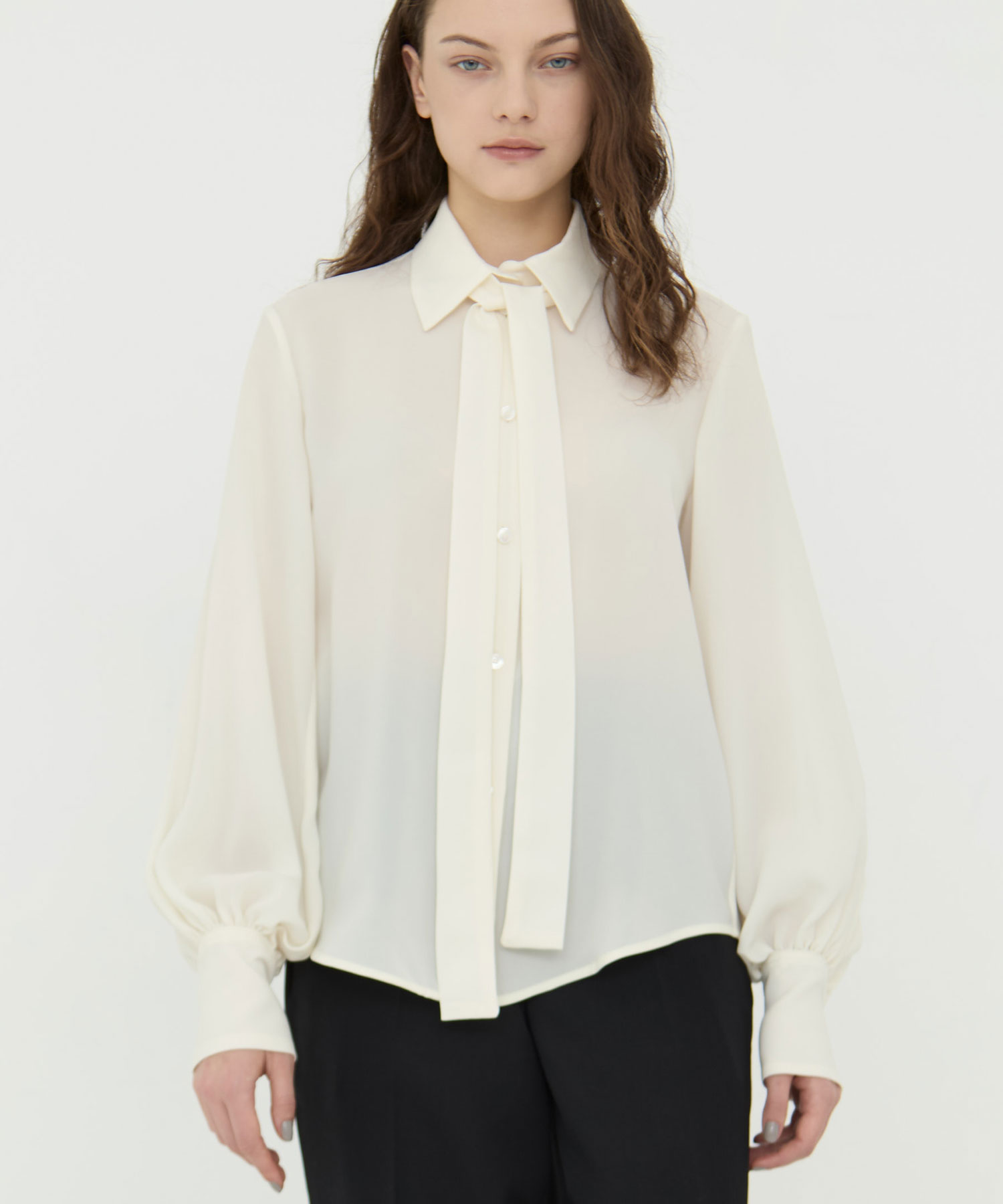 BLACK FORMAL BOWTIE SHIRT