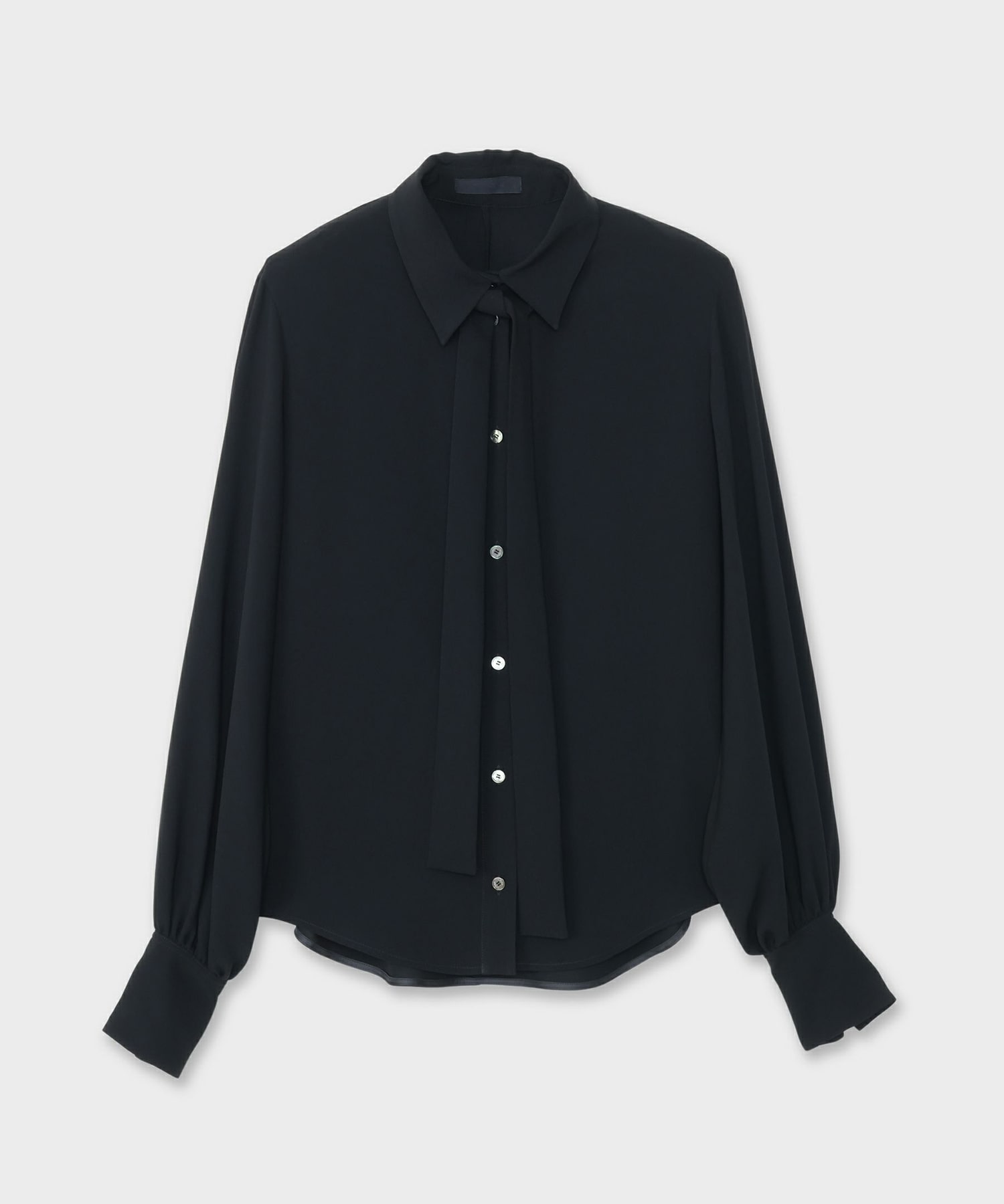 BLACK FORMAL BOWTIE SHIRT