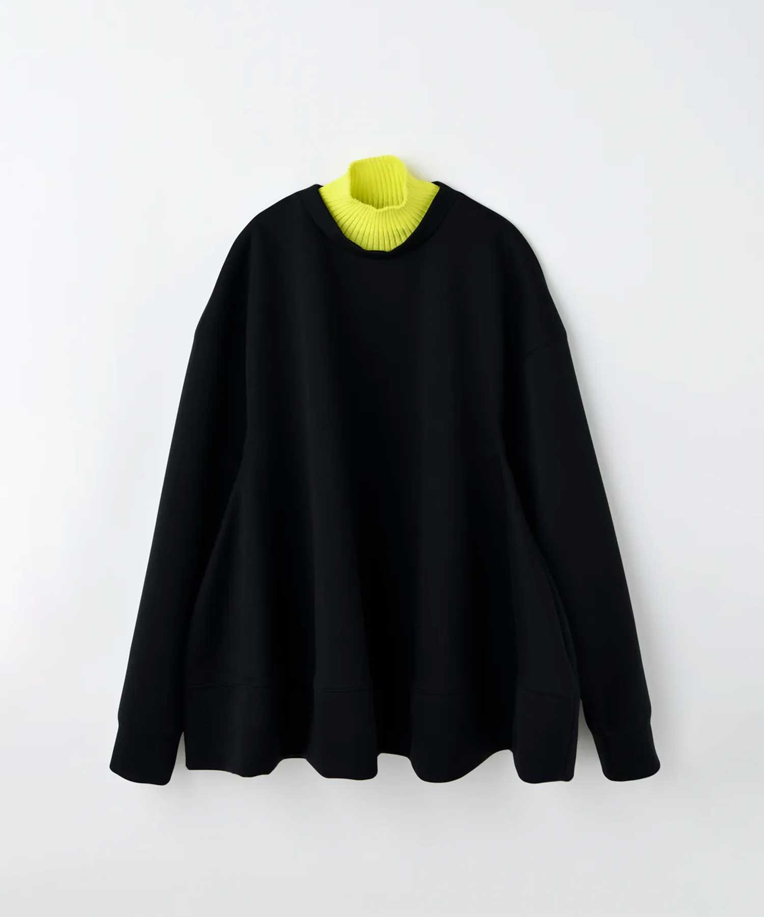 high-neck pullover