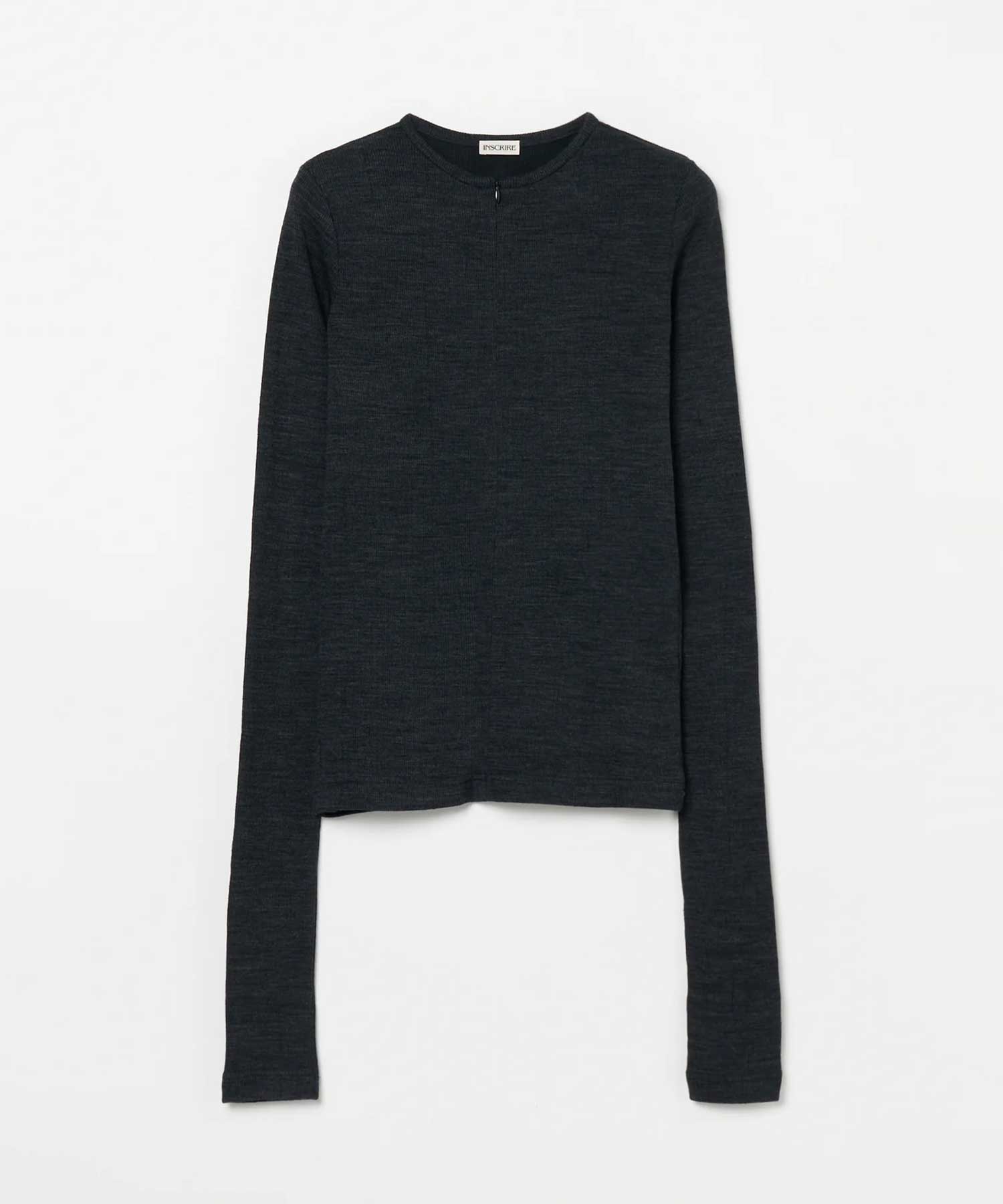 Plating Rib Zip Up Tee