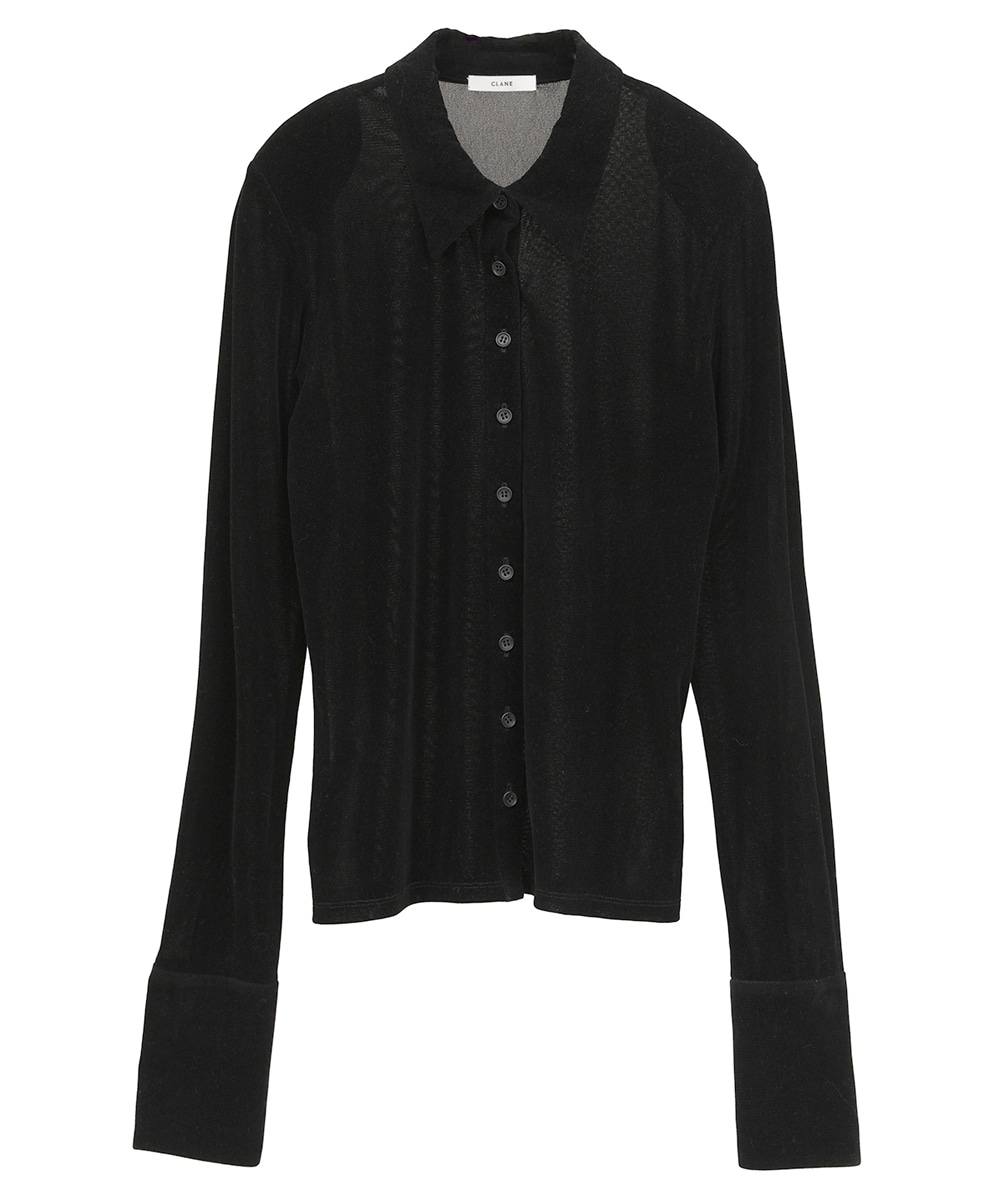 TULLE FLOCKY POLO SHIRTS